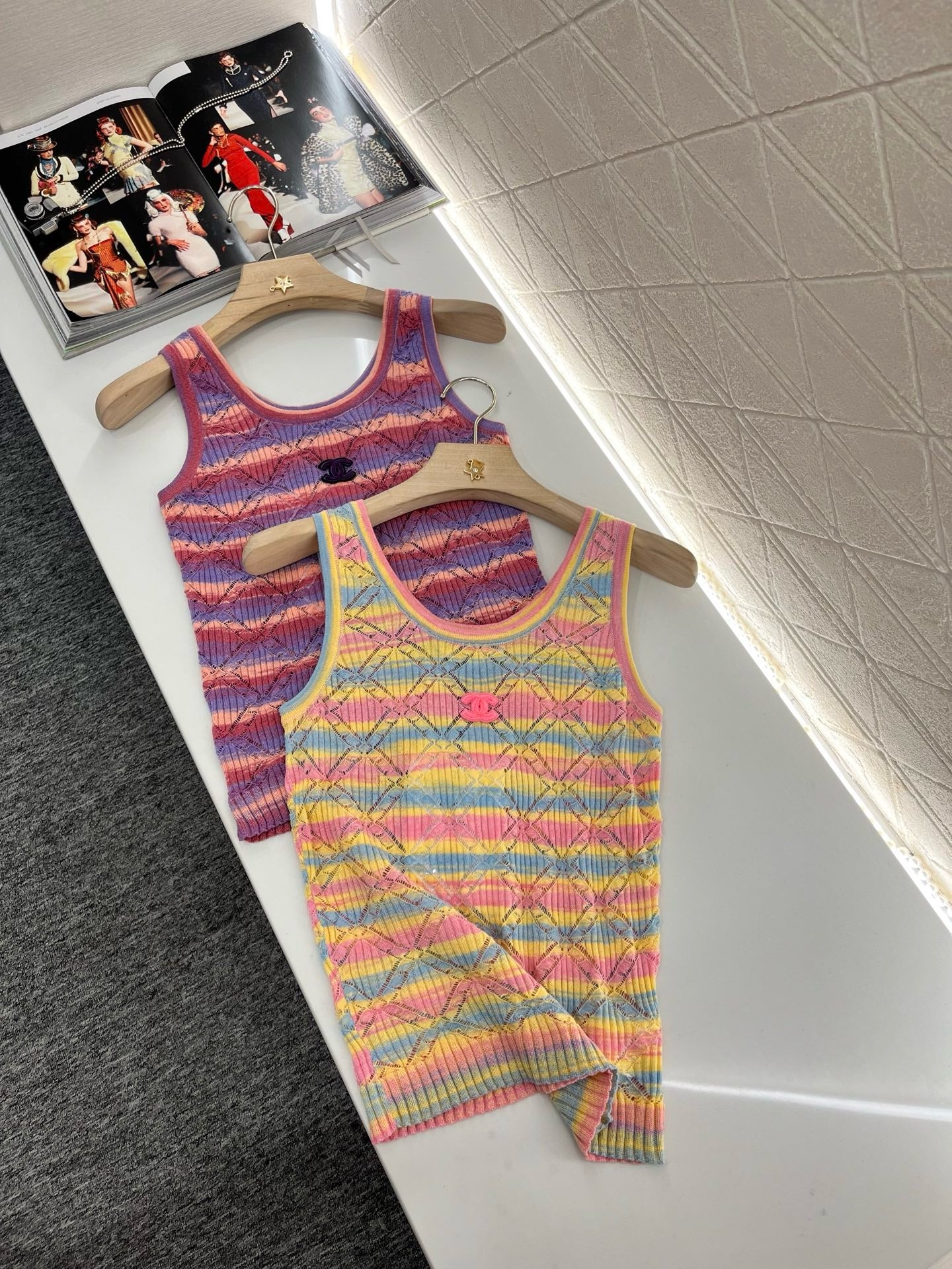 C* New Striped Vest
