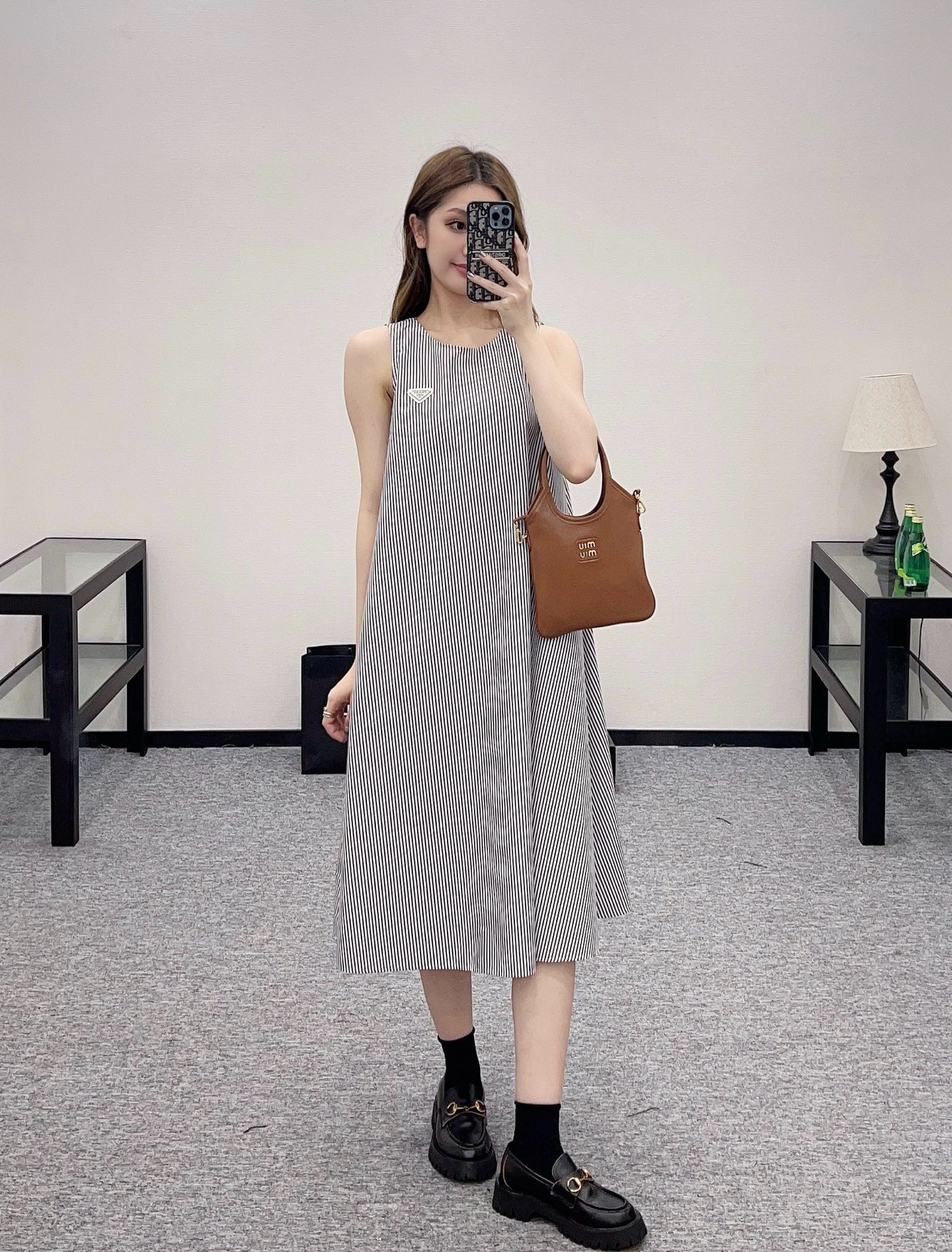 New Arrivals Striped Sleeveless Dress
