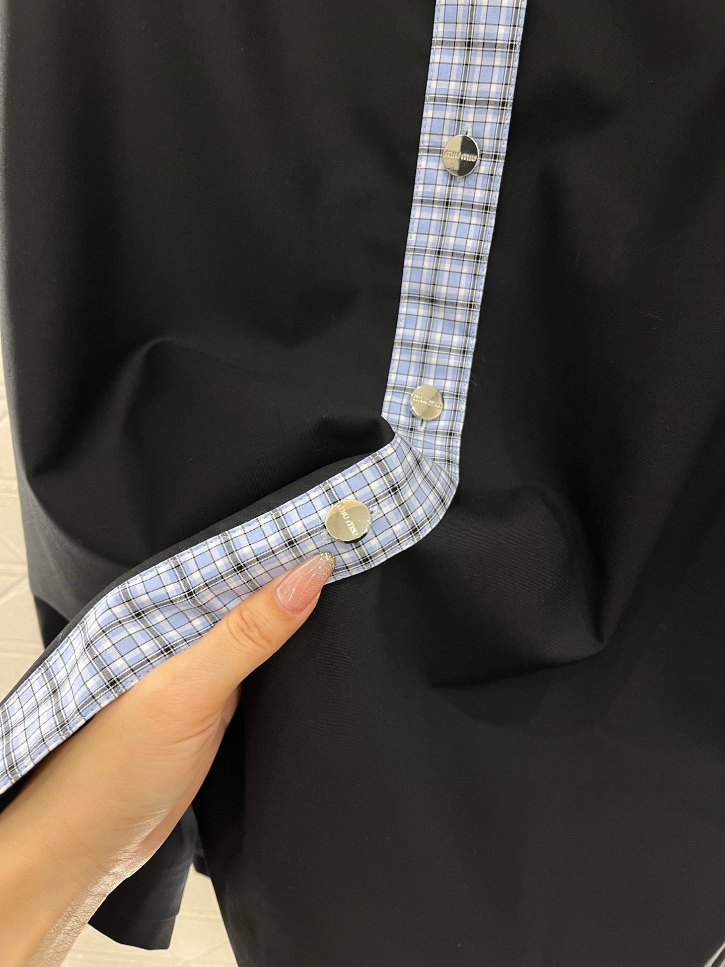 MI*MI*New Arrivals Striped Splicing Dress