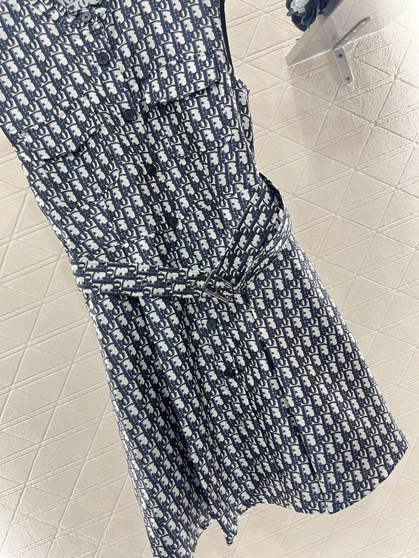 D*New Arrival Jacquard Sleeveless Dress
