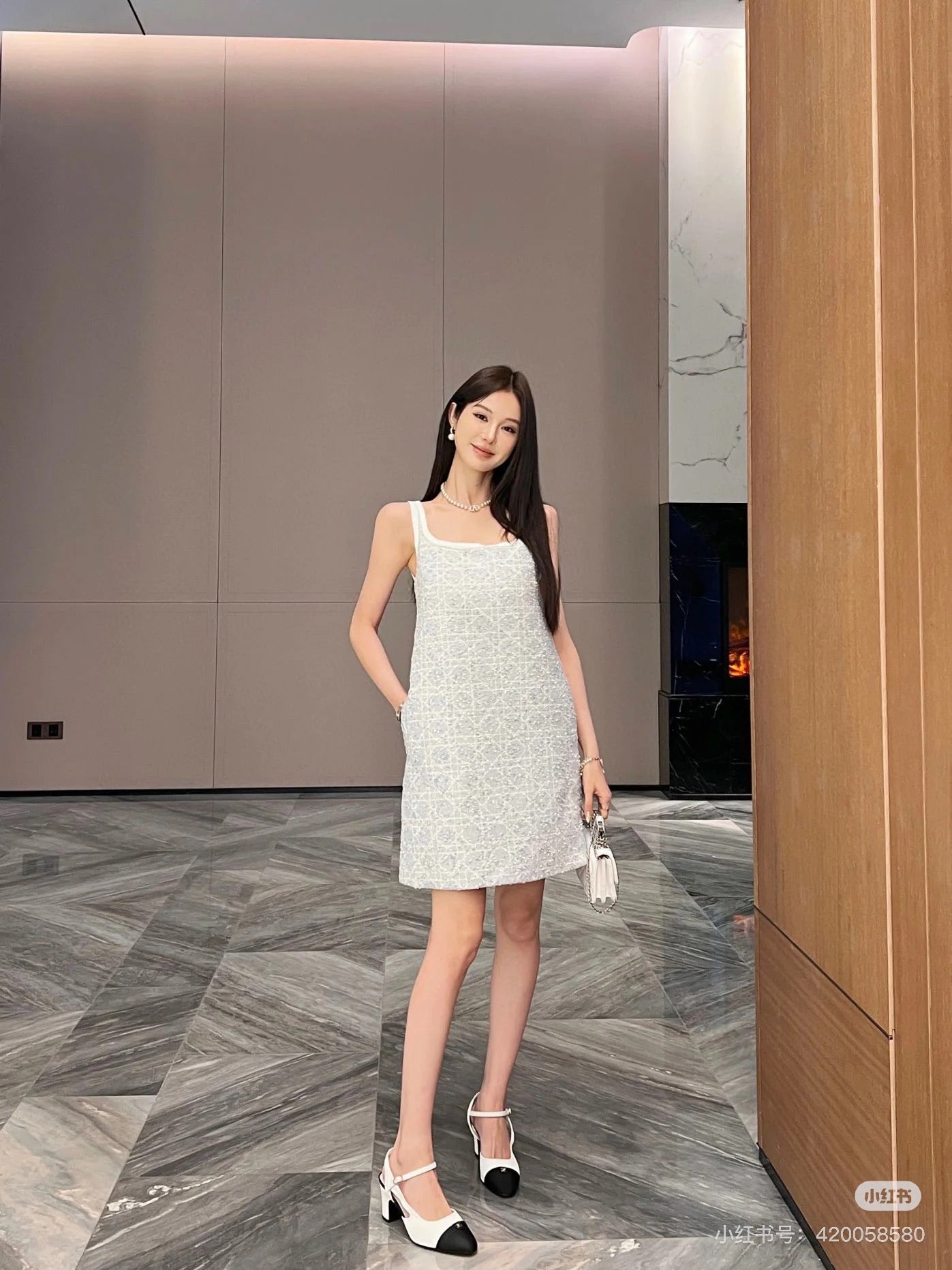 D* new fashion denim belt lapel vest dress
