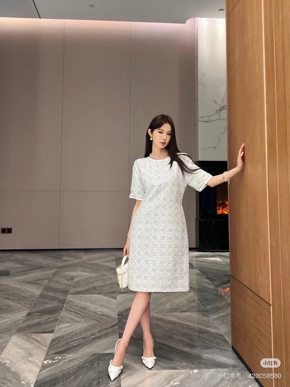 D* new fashion denim belt lapel vest dress