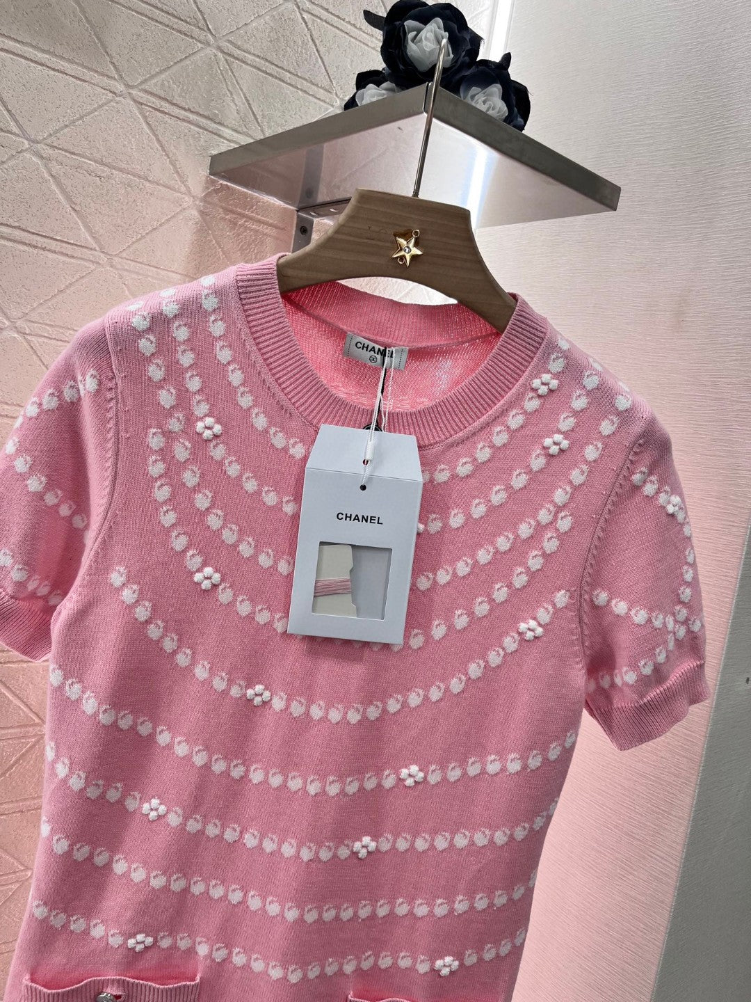 C*♥2025 new products Pendant jacquard knitted dress