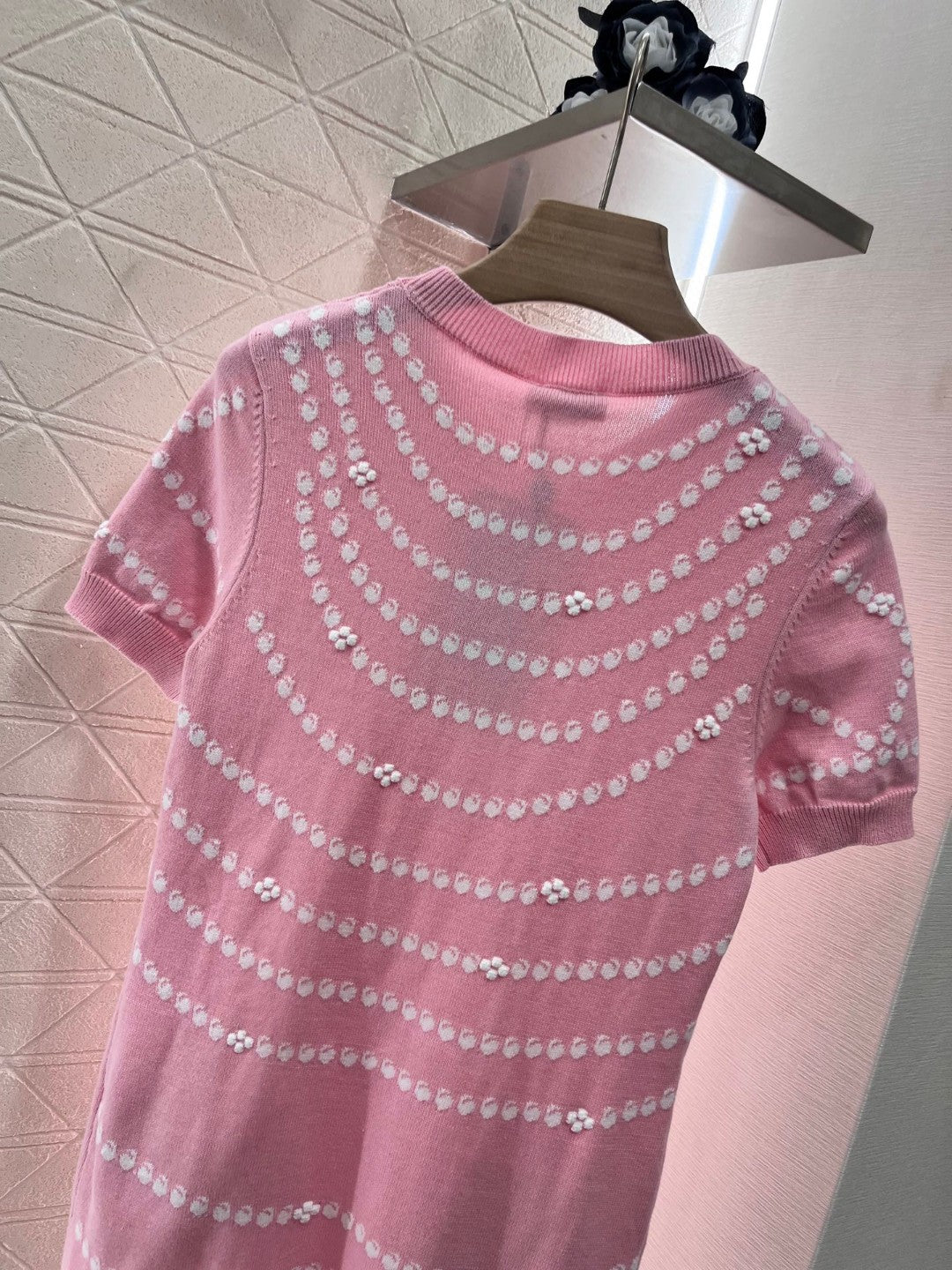 C*♥2025 new products Pendant jacquard knitted dress