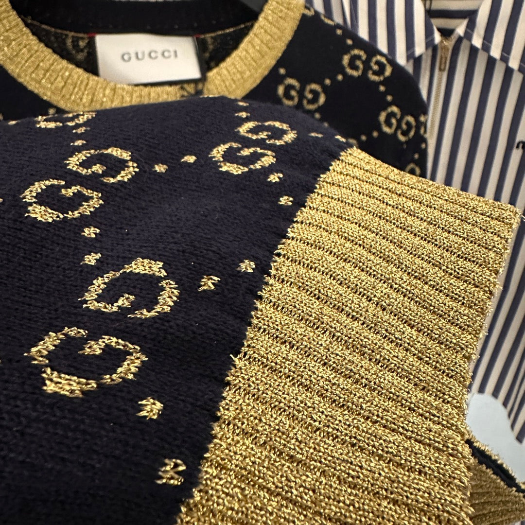 G*2025ss New Product Knitted Short Sleeve