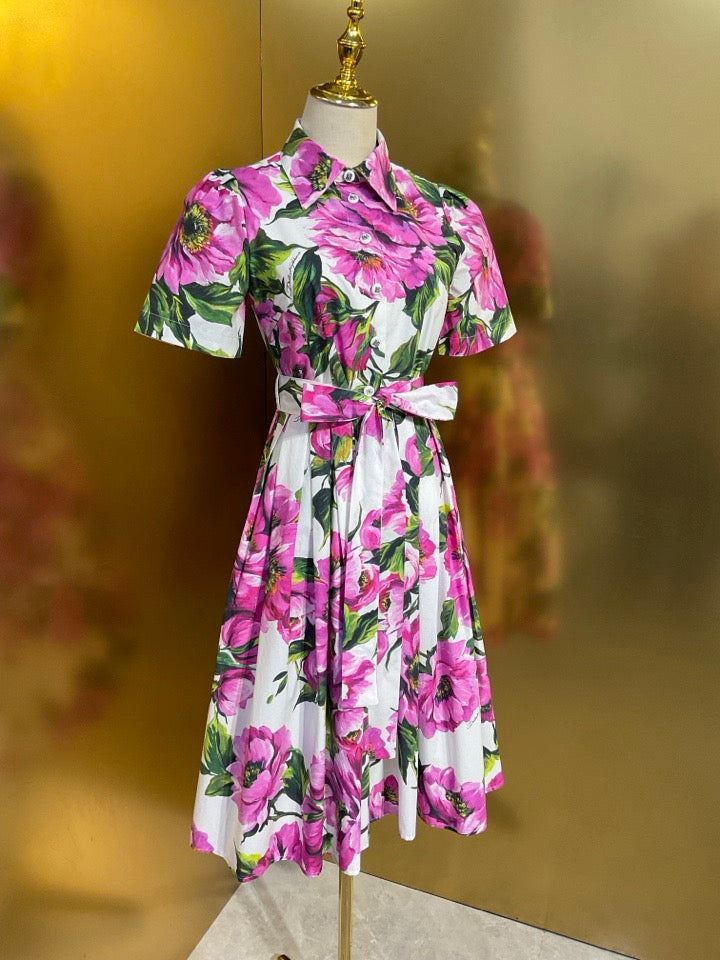 D*2025ss floral dress