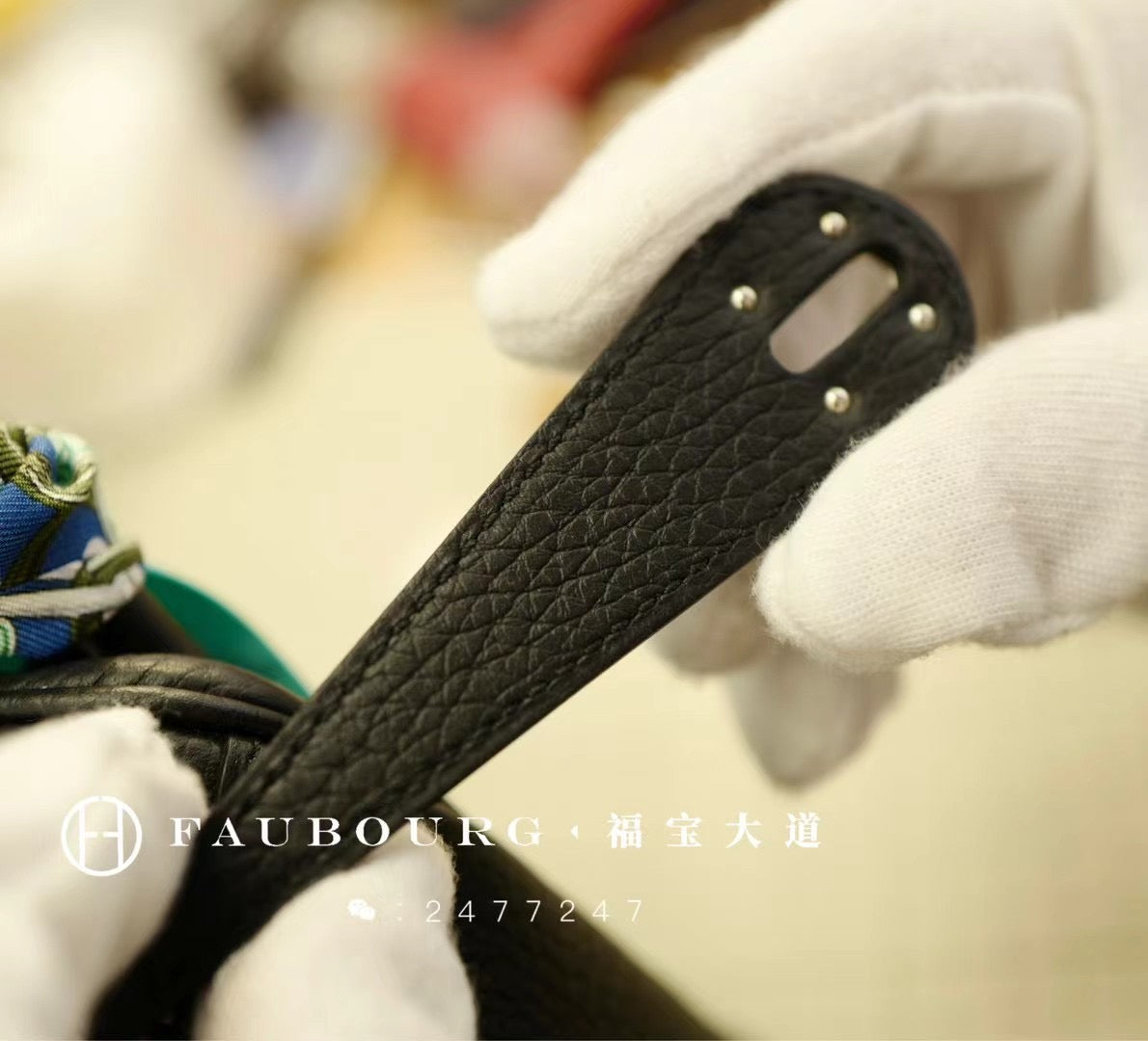 Hand-stitched Lindy TC leather black