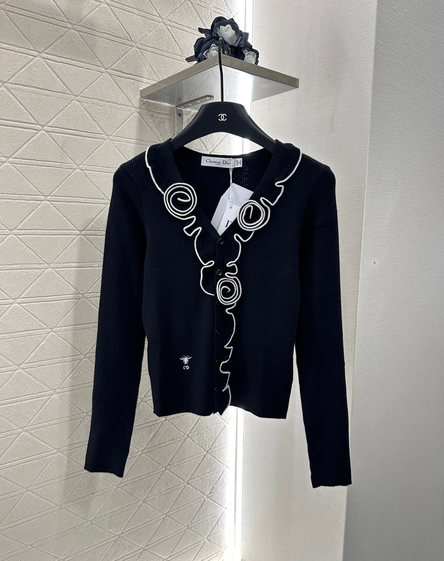 D*♥2025 new product Flower knitted cardigan