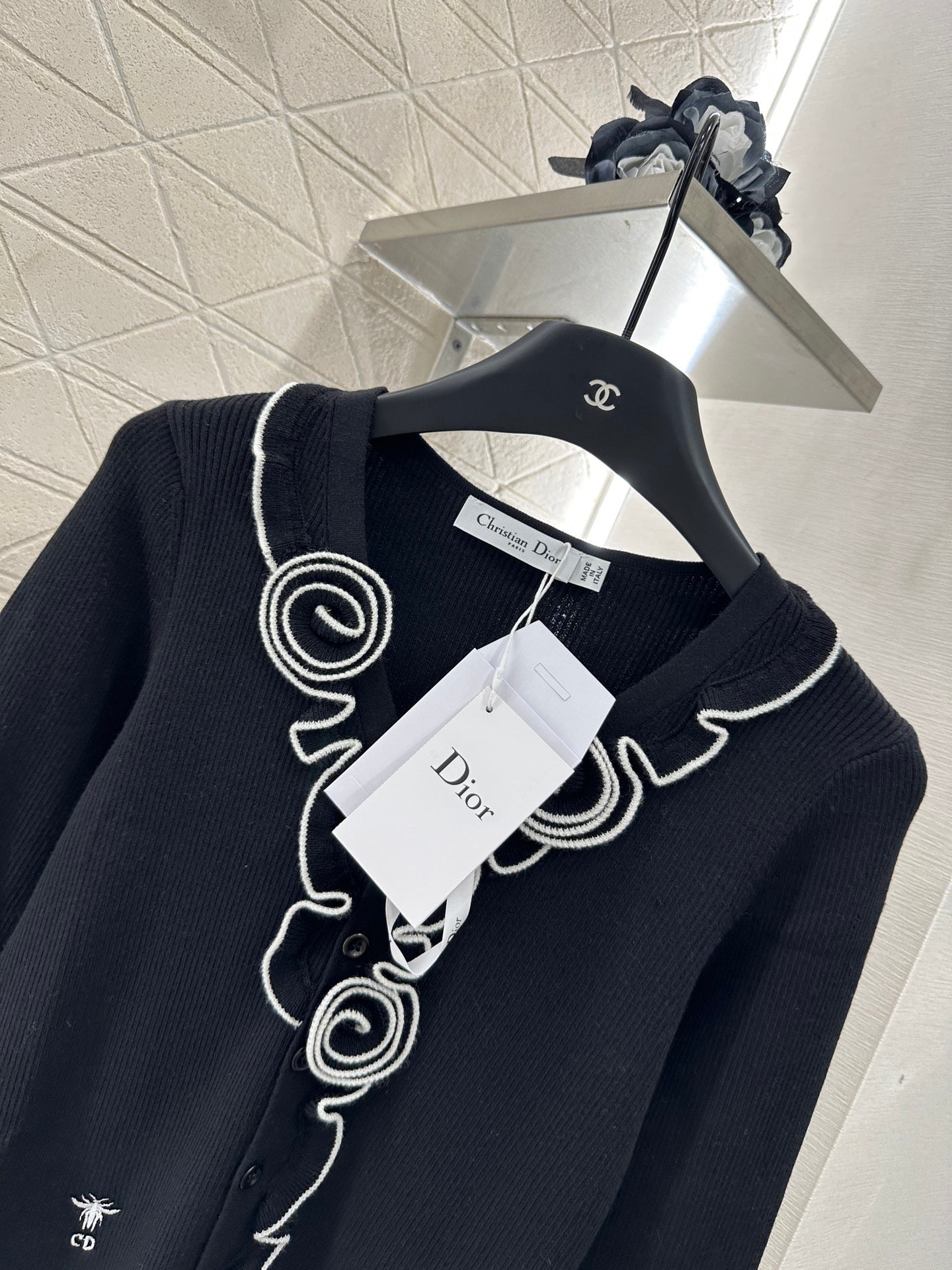 D*♥2025 new product Flower knitted cardigan