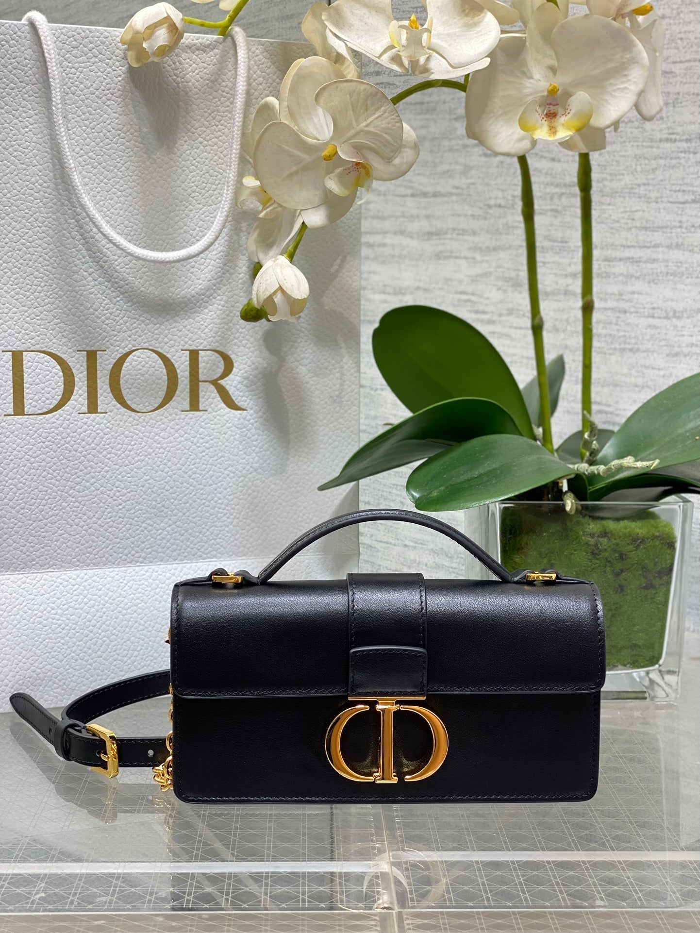 DO Miss Montaigne Mini Bag Latte Smooth Calfskin