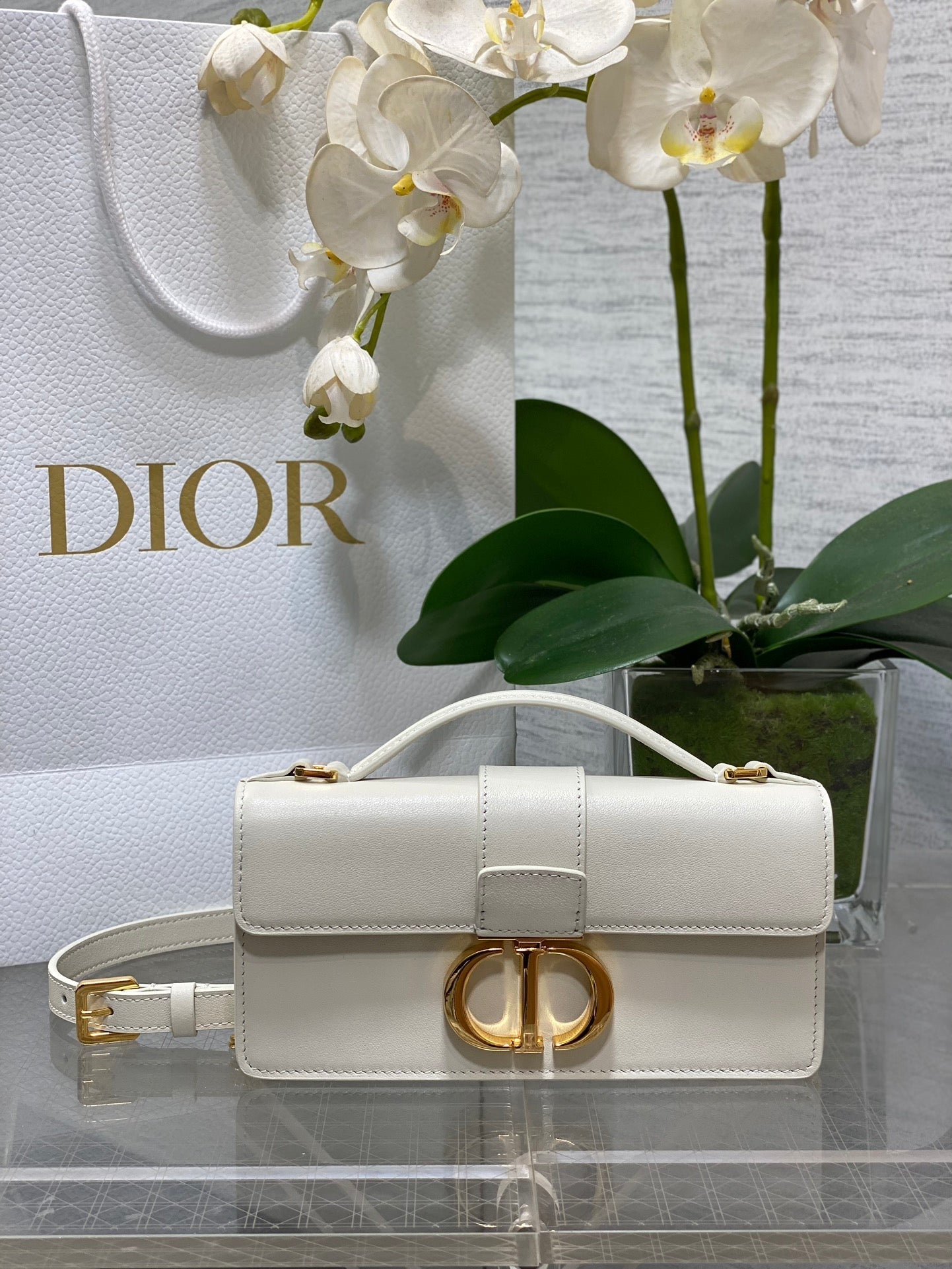 DO Miss Montaigne Mini Bag Latte Smooth Calfskin