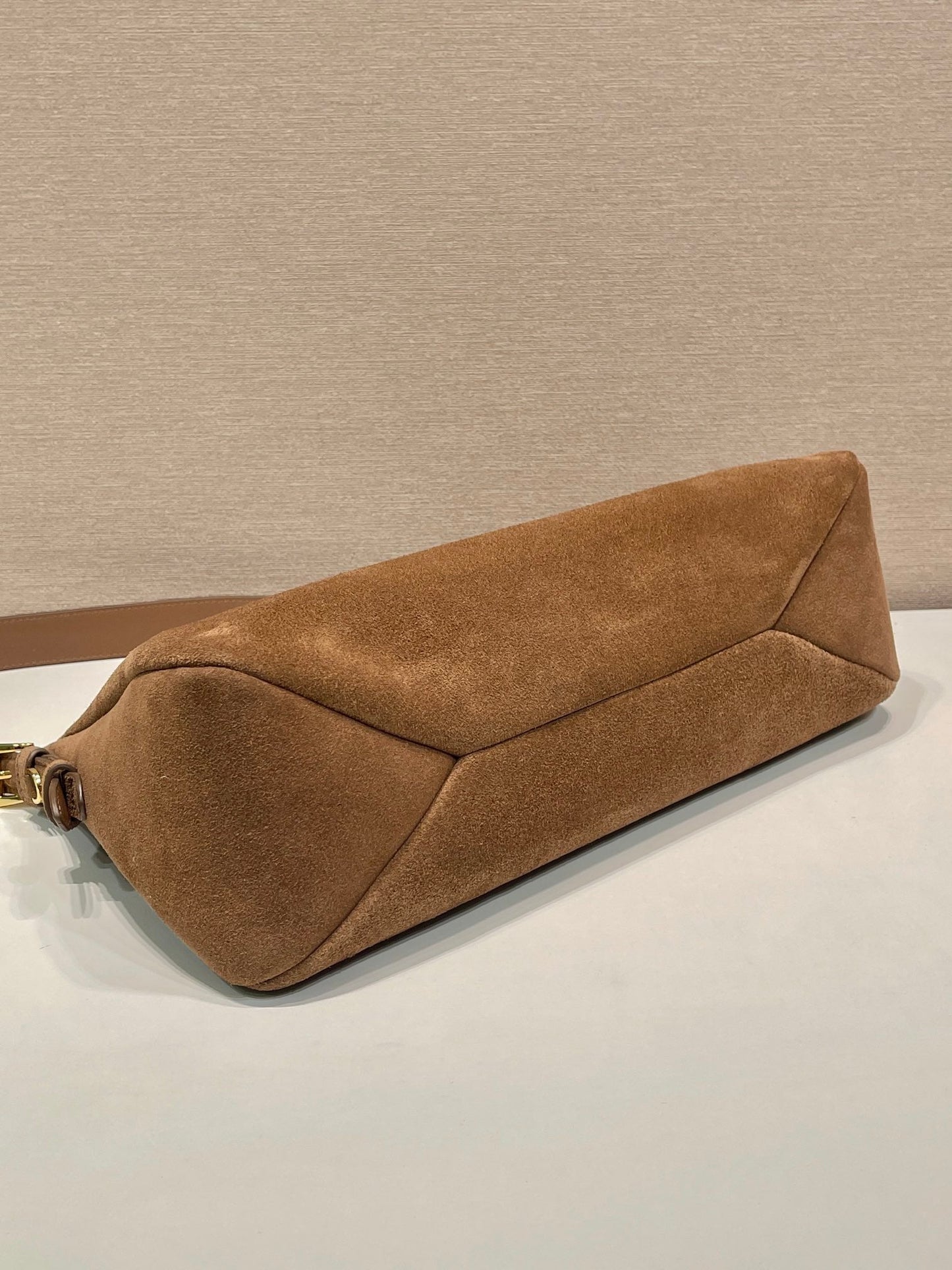 PD Aimée large leather shoulder bag Nubuck leather