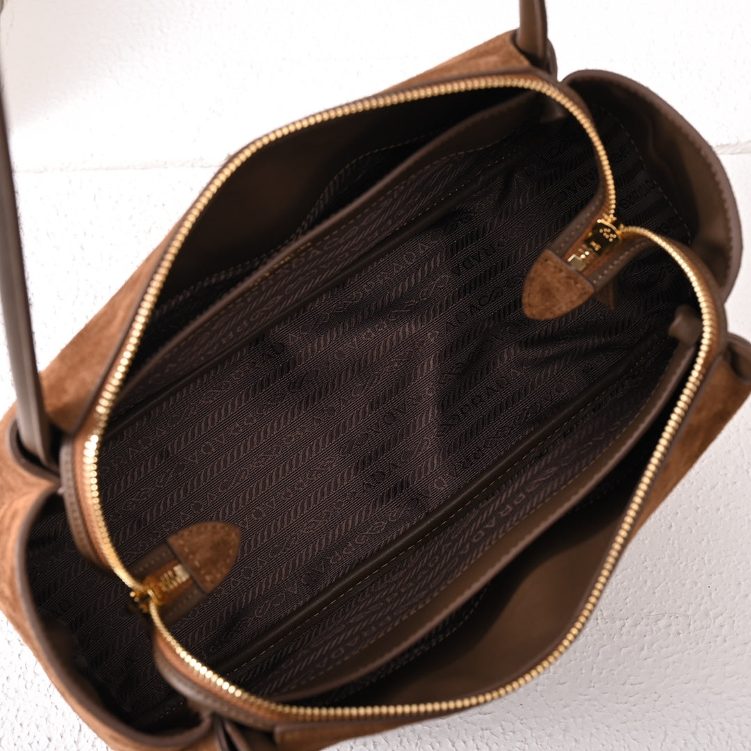 PD Medium Nubuck leather handbag