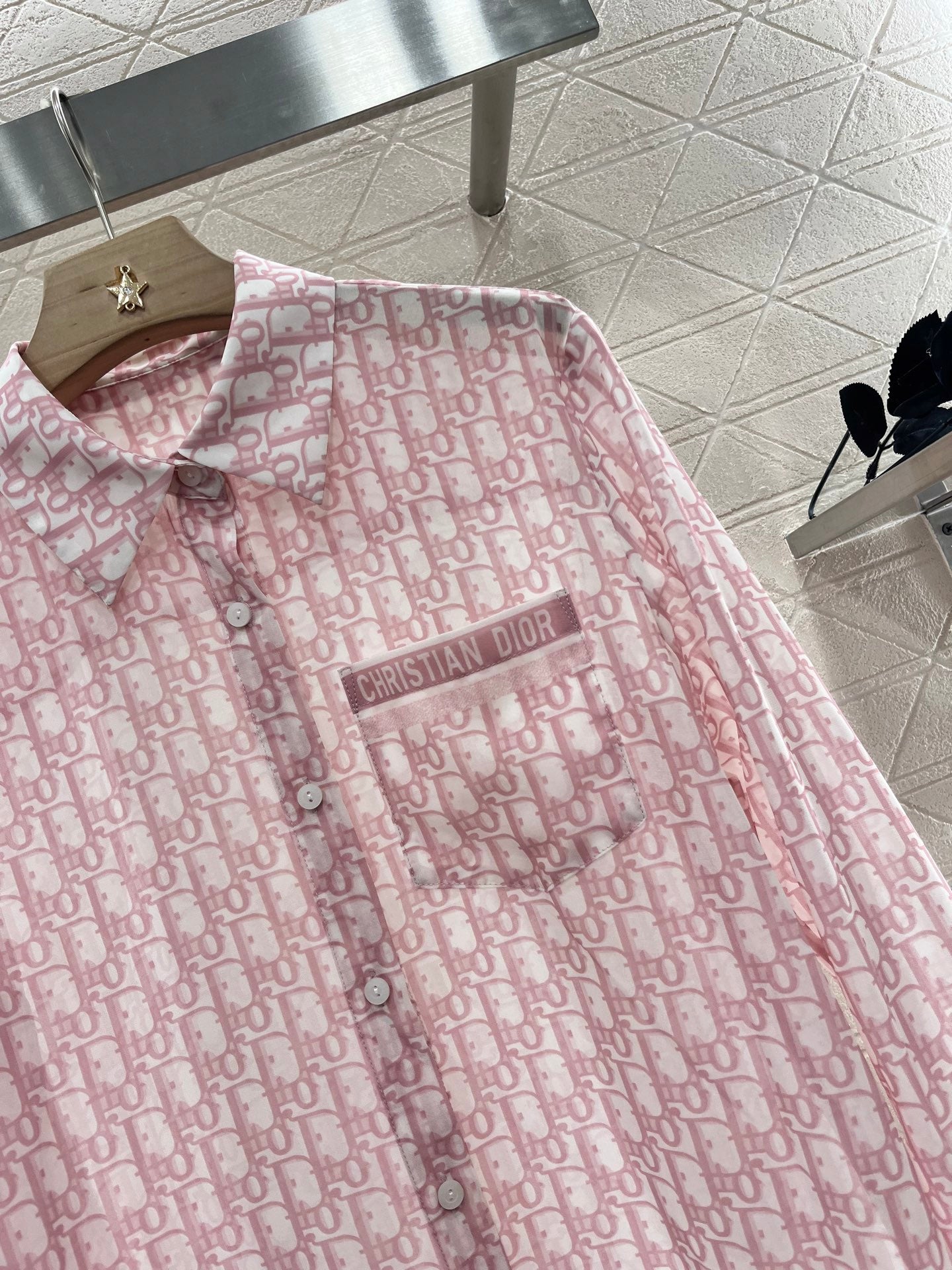D*♥2025 new products Printed pocket shirt