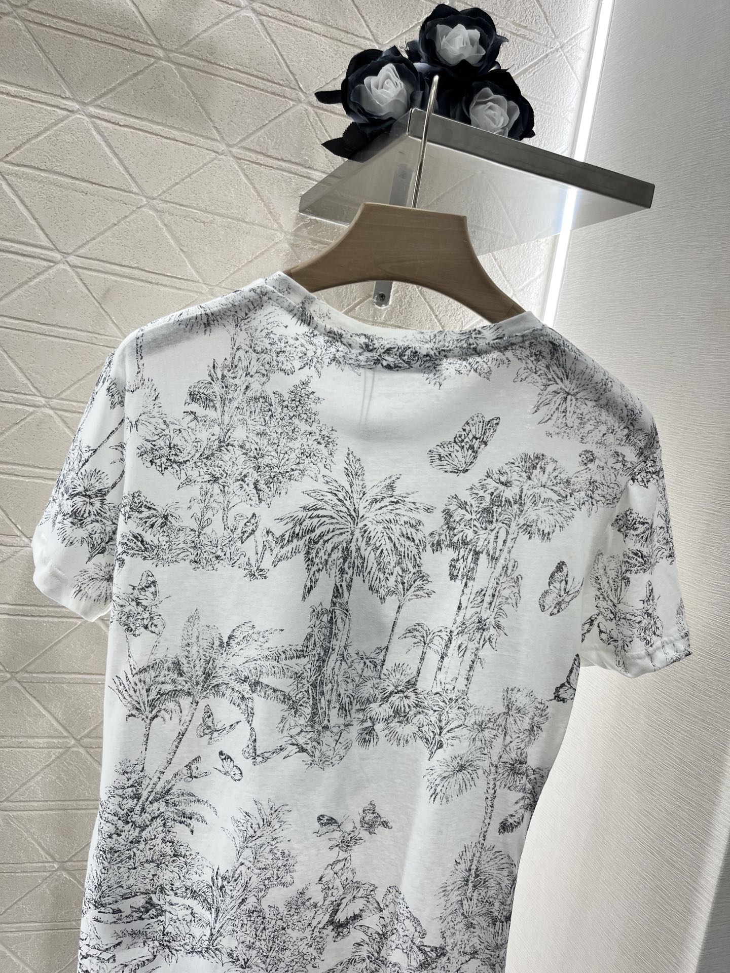 D*♥2025 new products are on sale Linen and cotton printed butterfly forest series