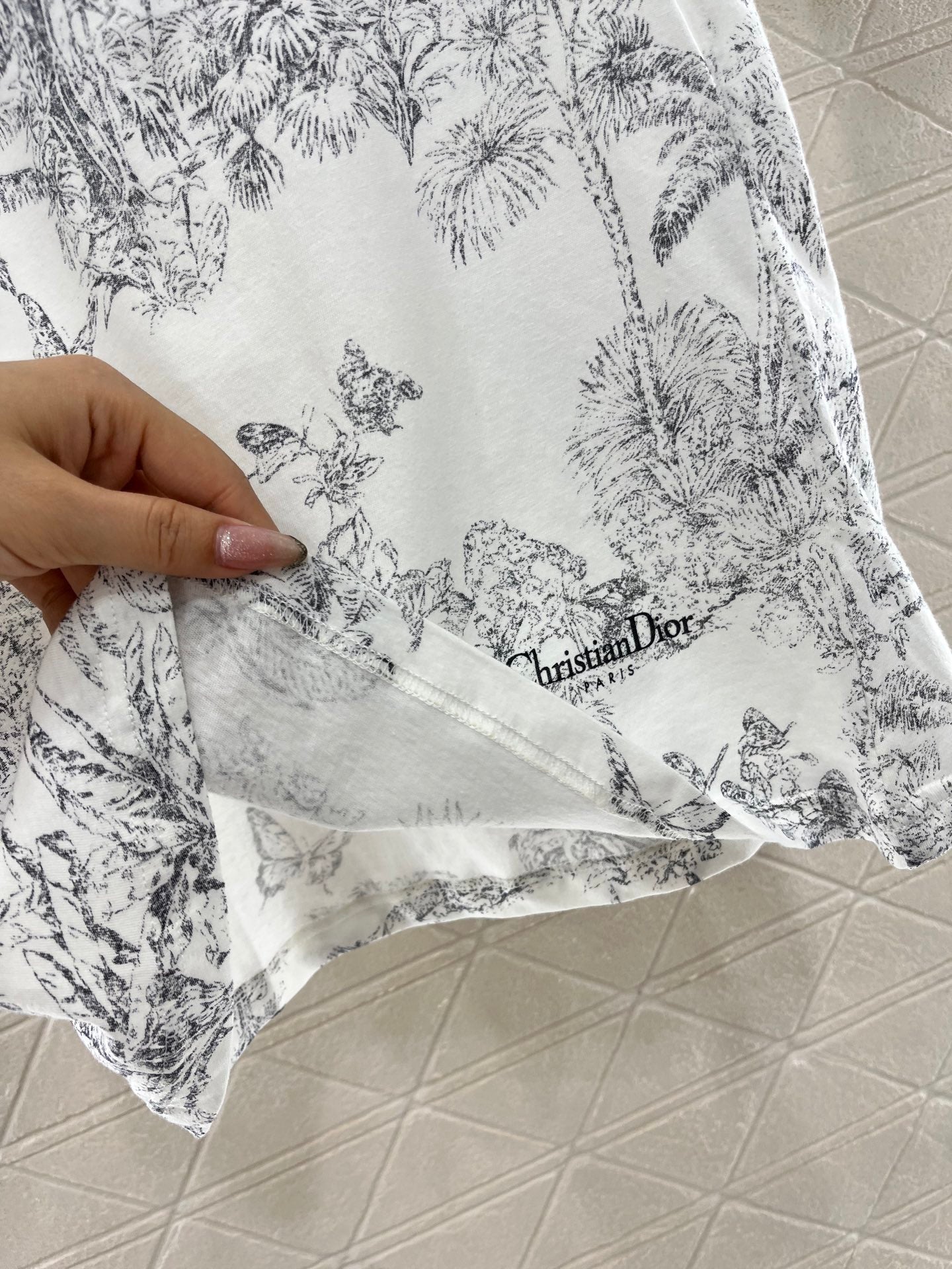 D*♥2025 new products are on sale Linen and cotton printed butterfly forest series