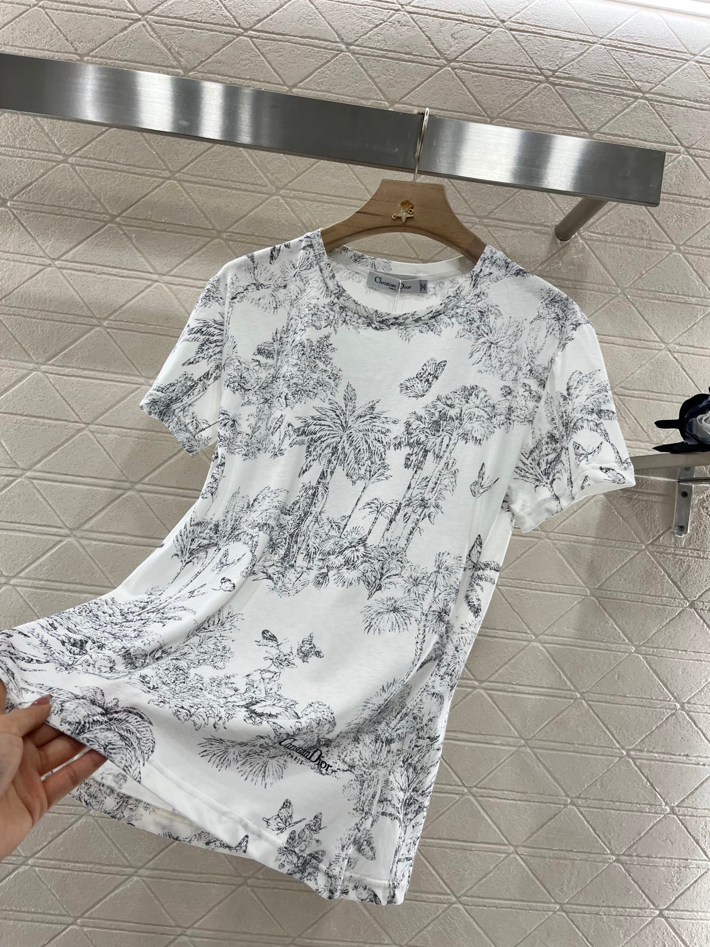 D*♥2025 new products are on sale Linen and cotton printed butterfly forest series