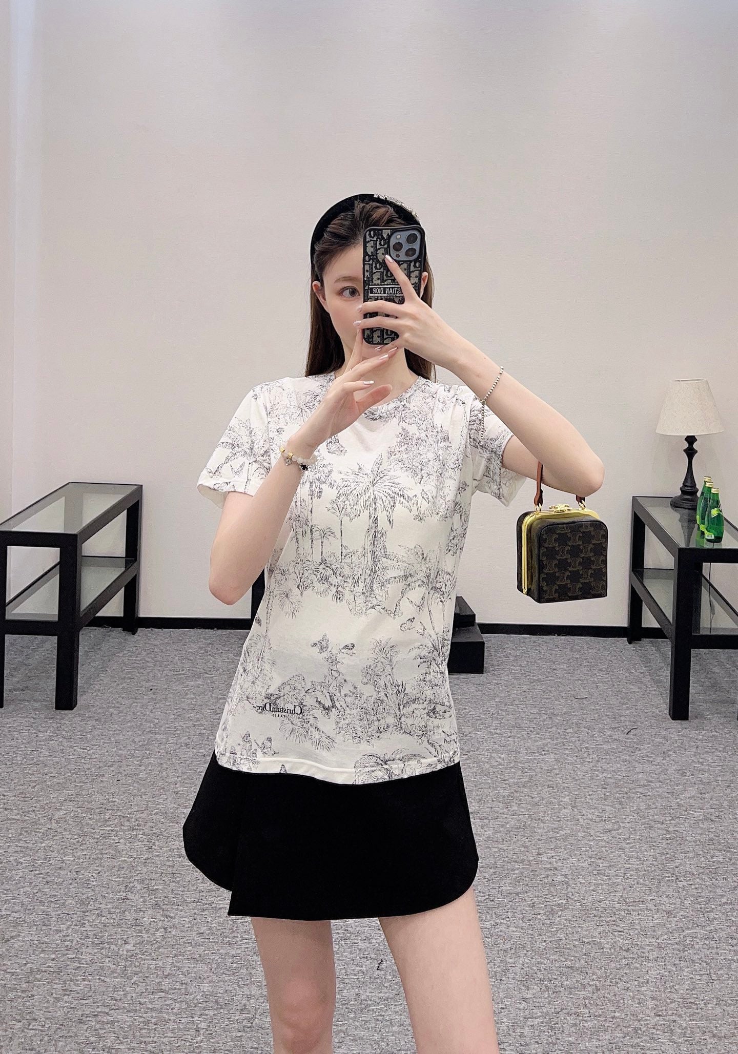 D*♥2025 new products are on sale Linen and cotton printed butterfly forest series