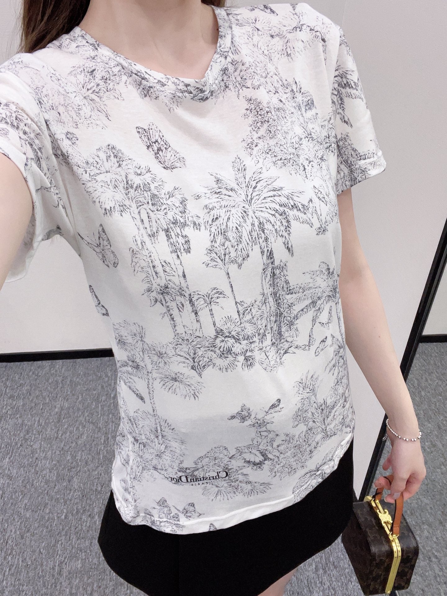 D*♥2025 new products are on sale Linen and cotton printed butterfly forest series
