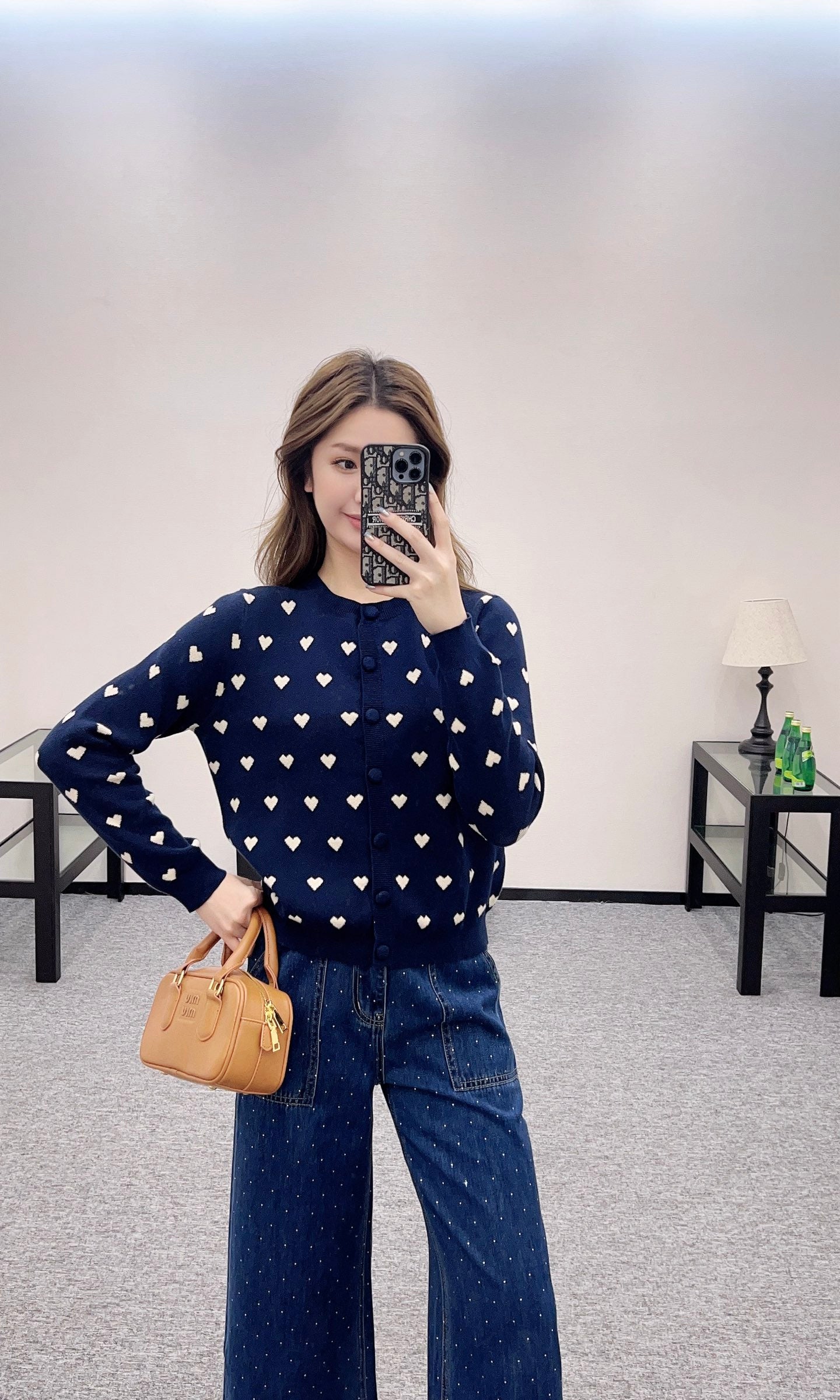 V*♥2025 new products are on sale Heart-shaped knitted cardigan