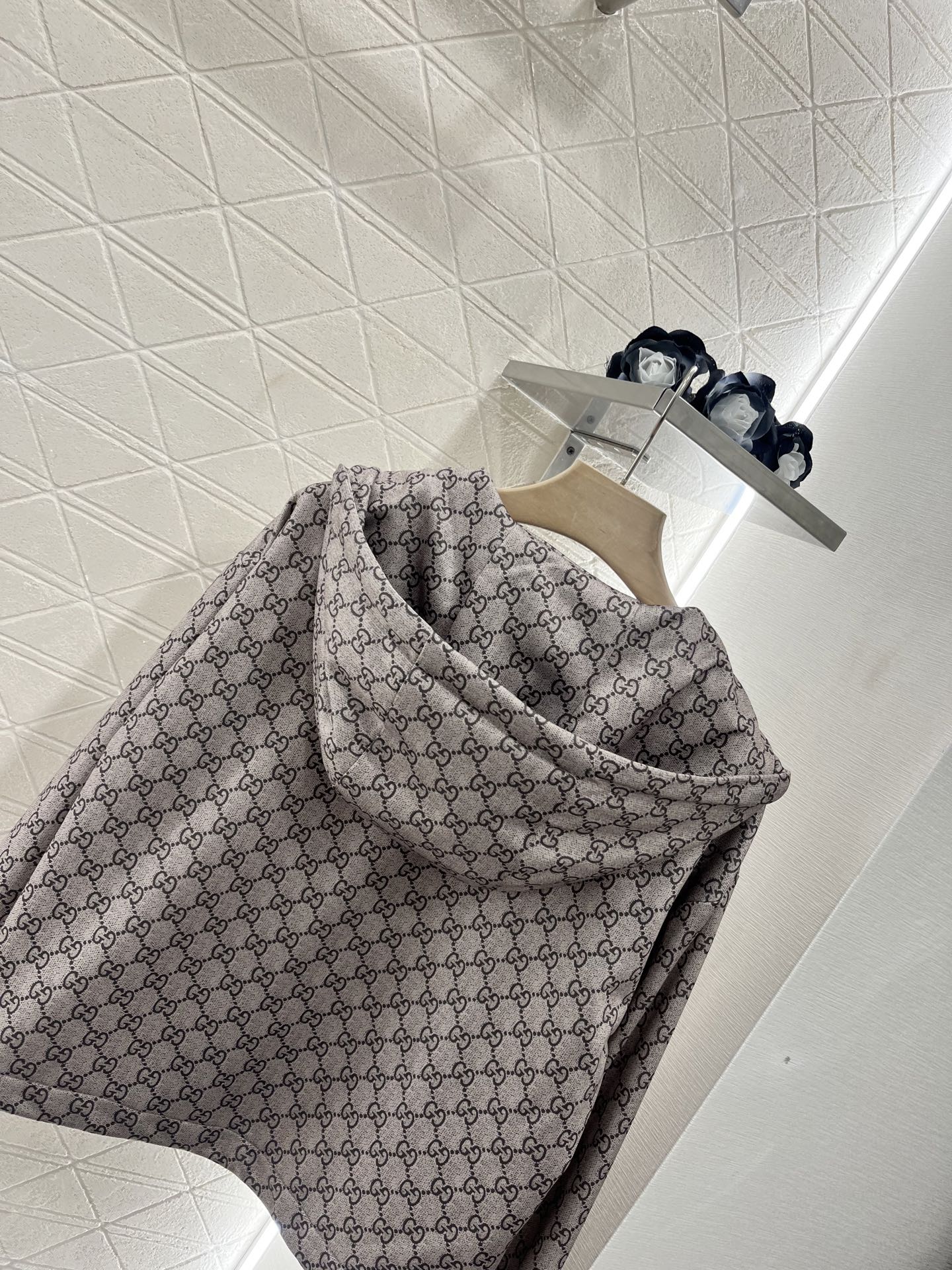 G*♥2025 new products are on sale Hooded printed jacket and shorts set