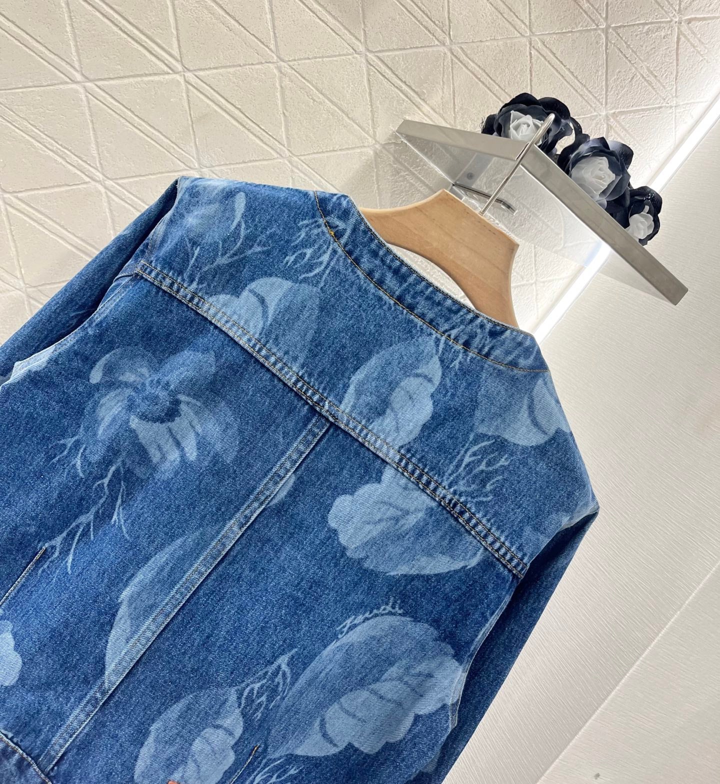 F*♥2025 new products are on sale Laser denim jacket