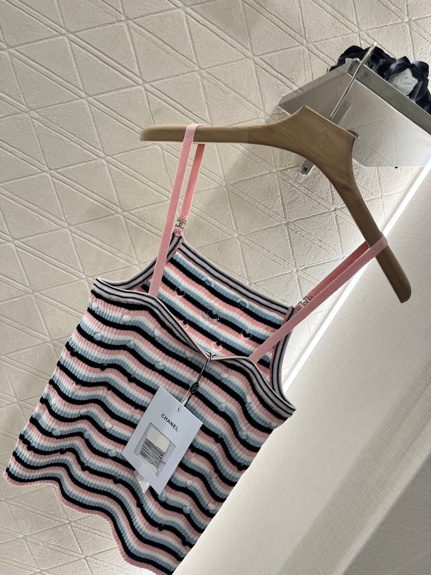 C*♥2025 new products Knitted striped camisole