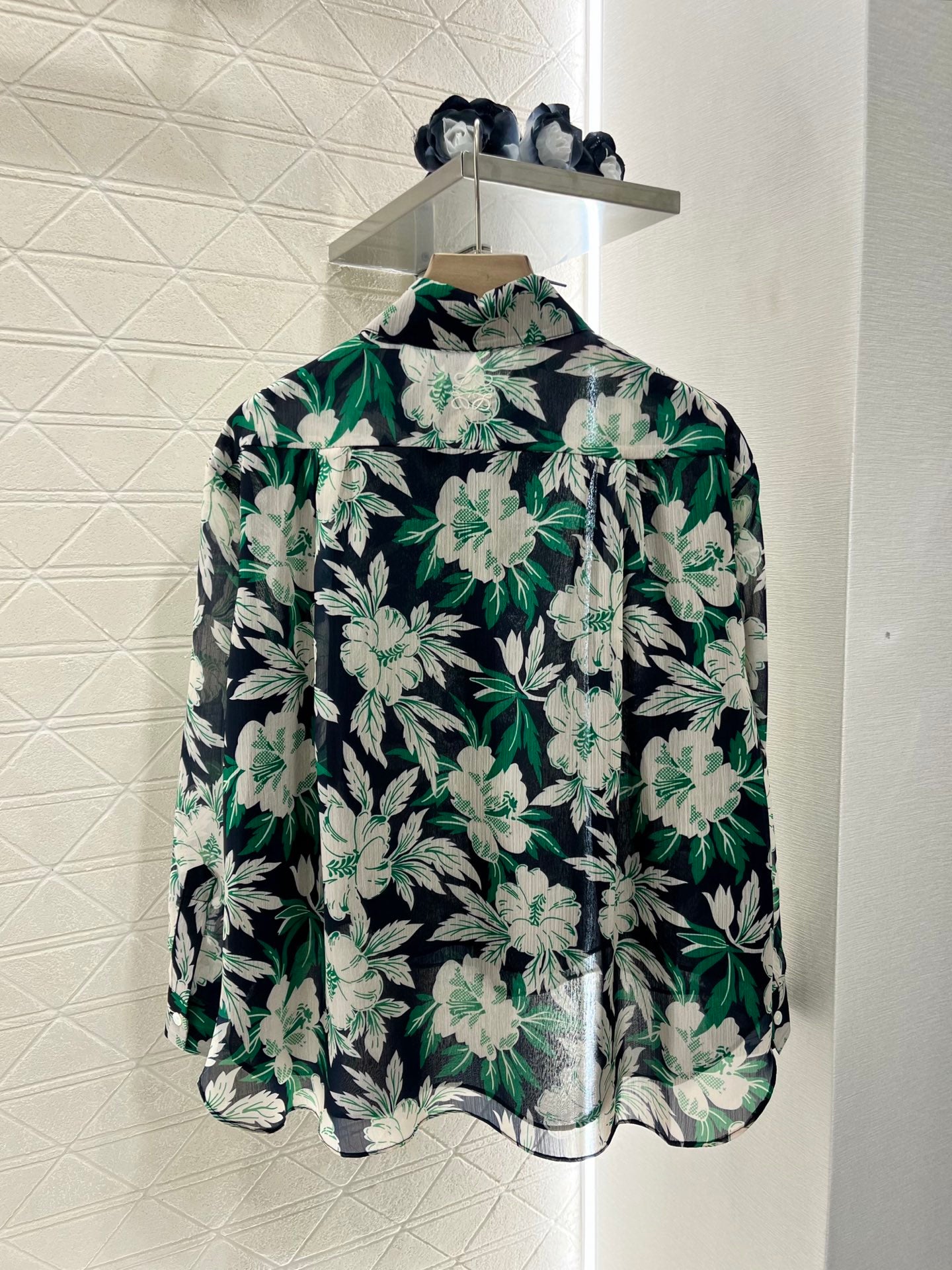L*♥2025 new products are on sale Reactive printed floral shirt