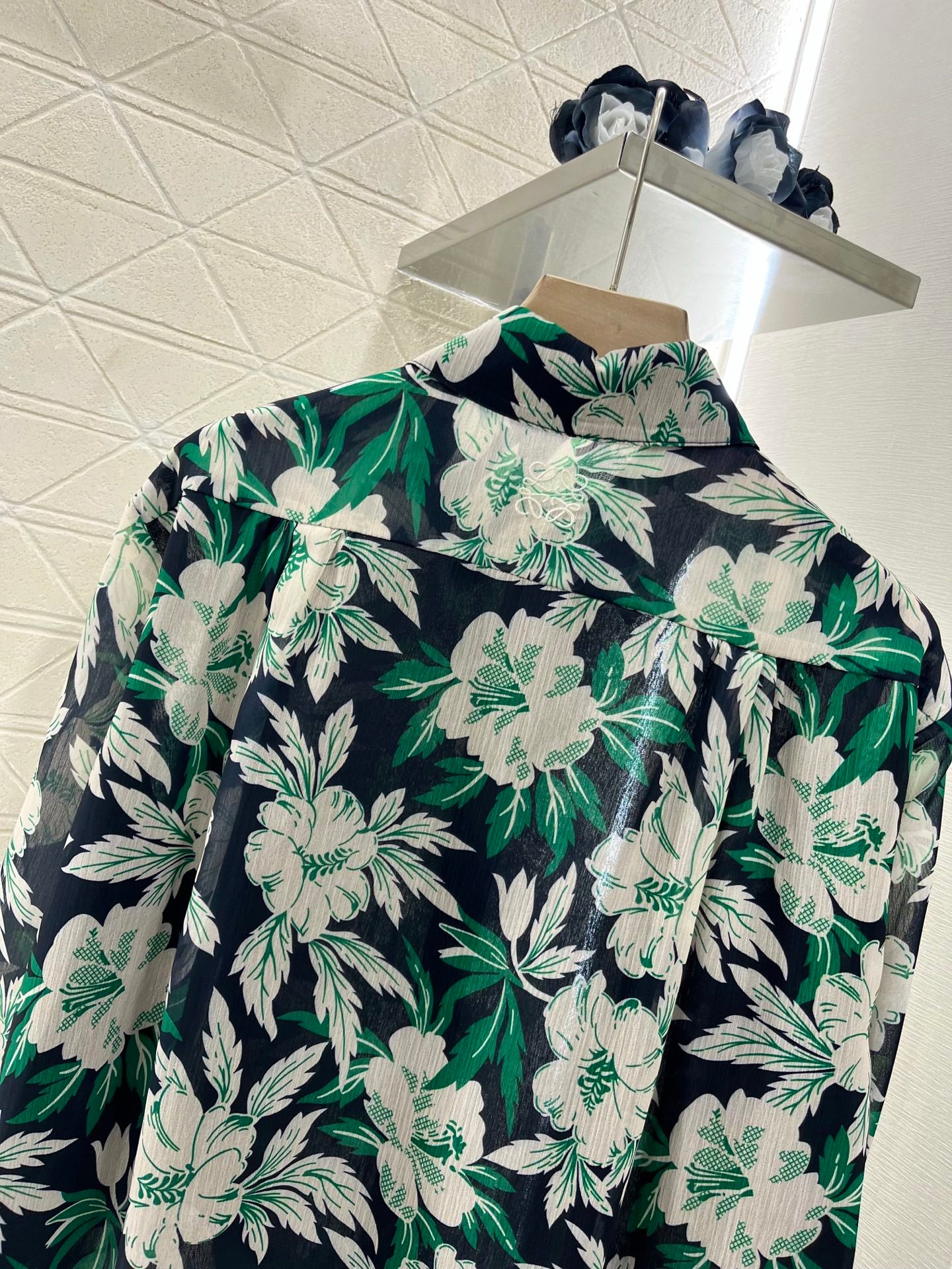 L*♥2025 new products are on sale Reactive printed floral shirt