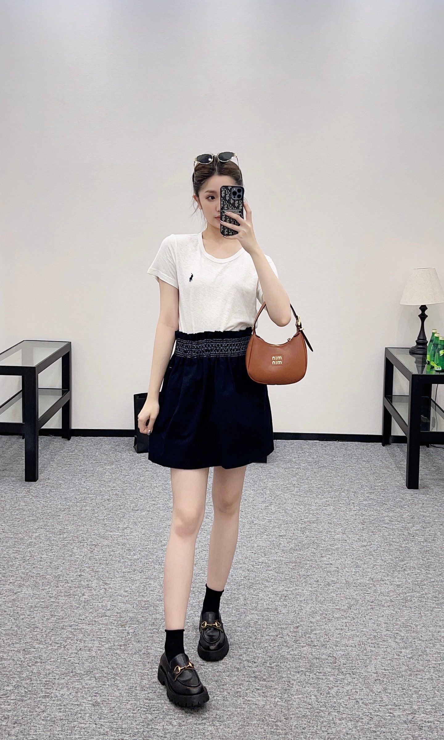 H*♥2025 new products are on sale Pleated skirt