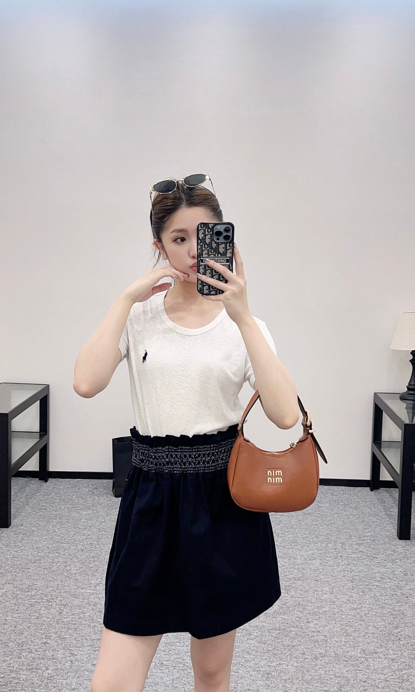 H*♥2025 new products are on sale Pleated skirt