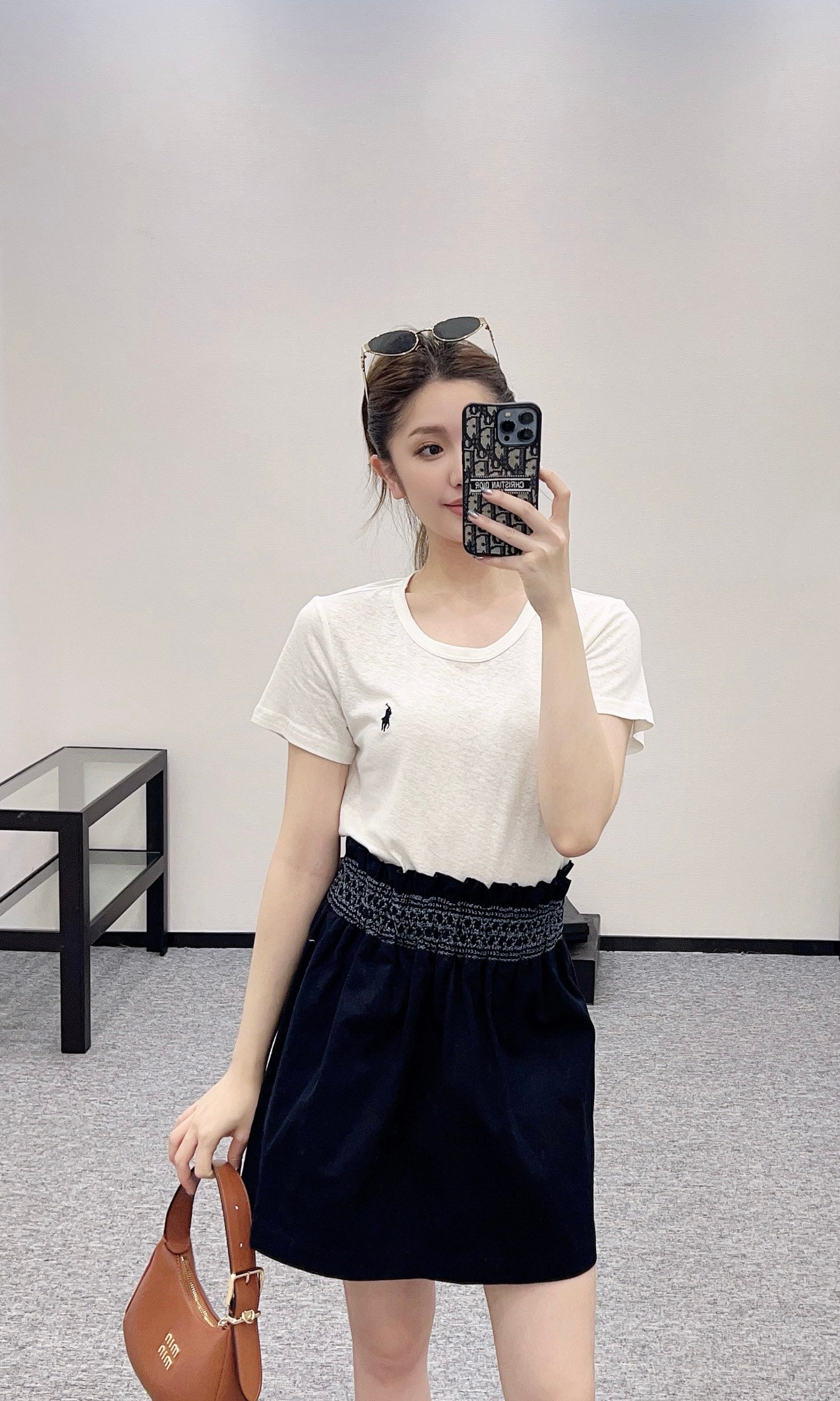 H*♥2025 new products are on sale Pleated skirt