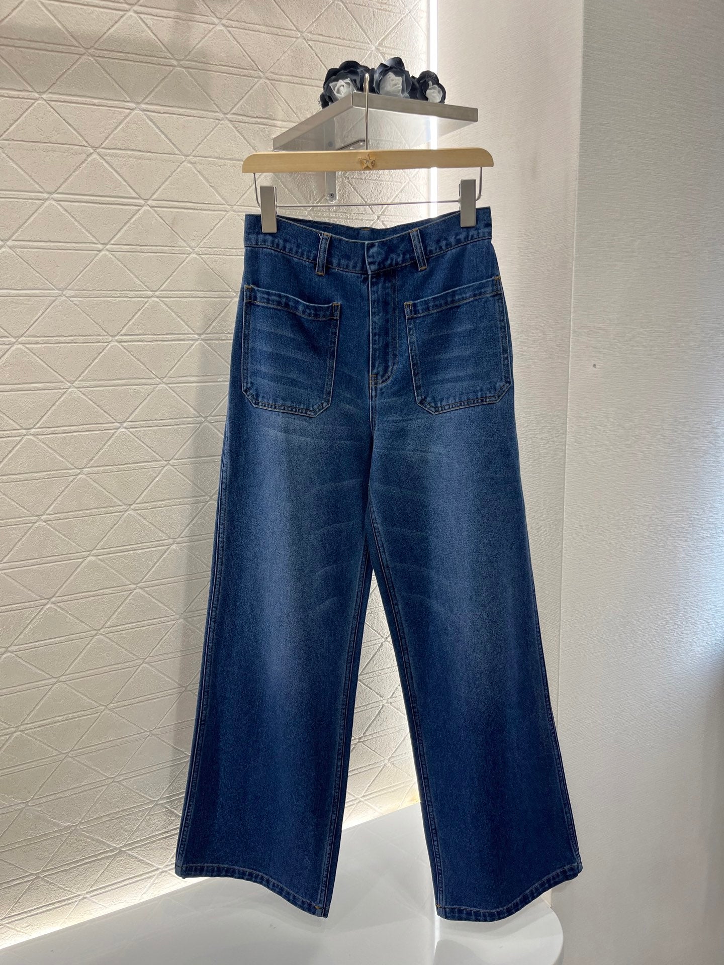 D*♥2025 new products High waist straight jeans