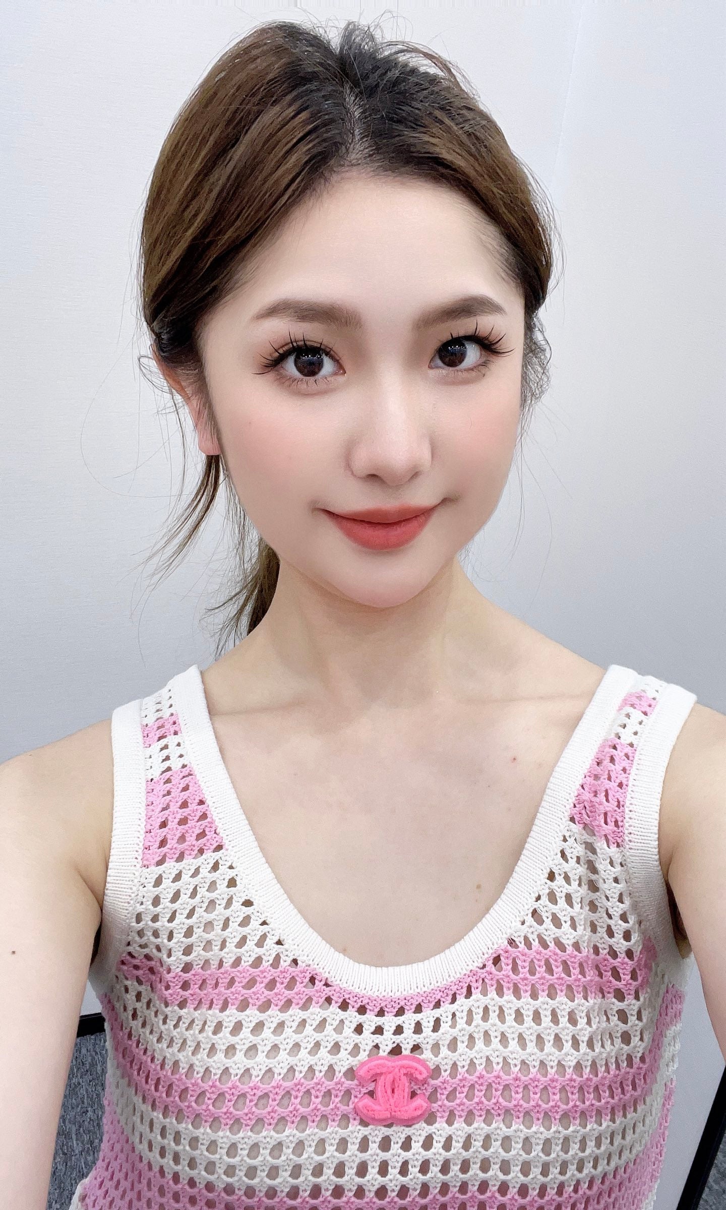 C*♥2025 new products Striped hollow knitted vest