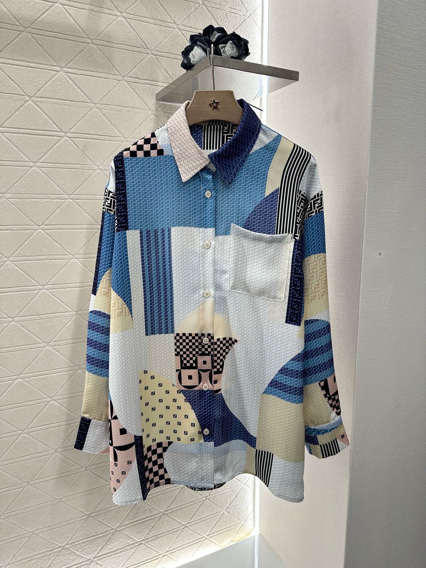 F*♥2025 new products are on sale Printed shirt and trousers set