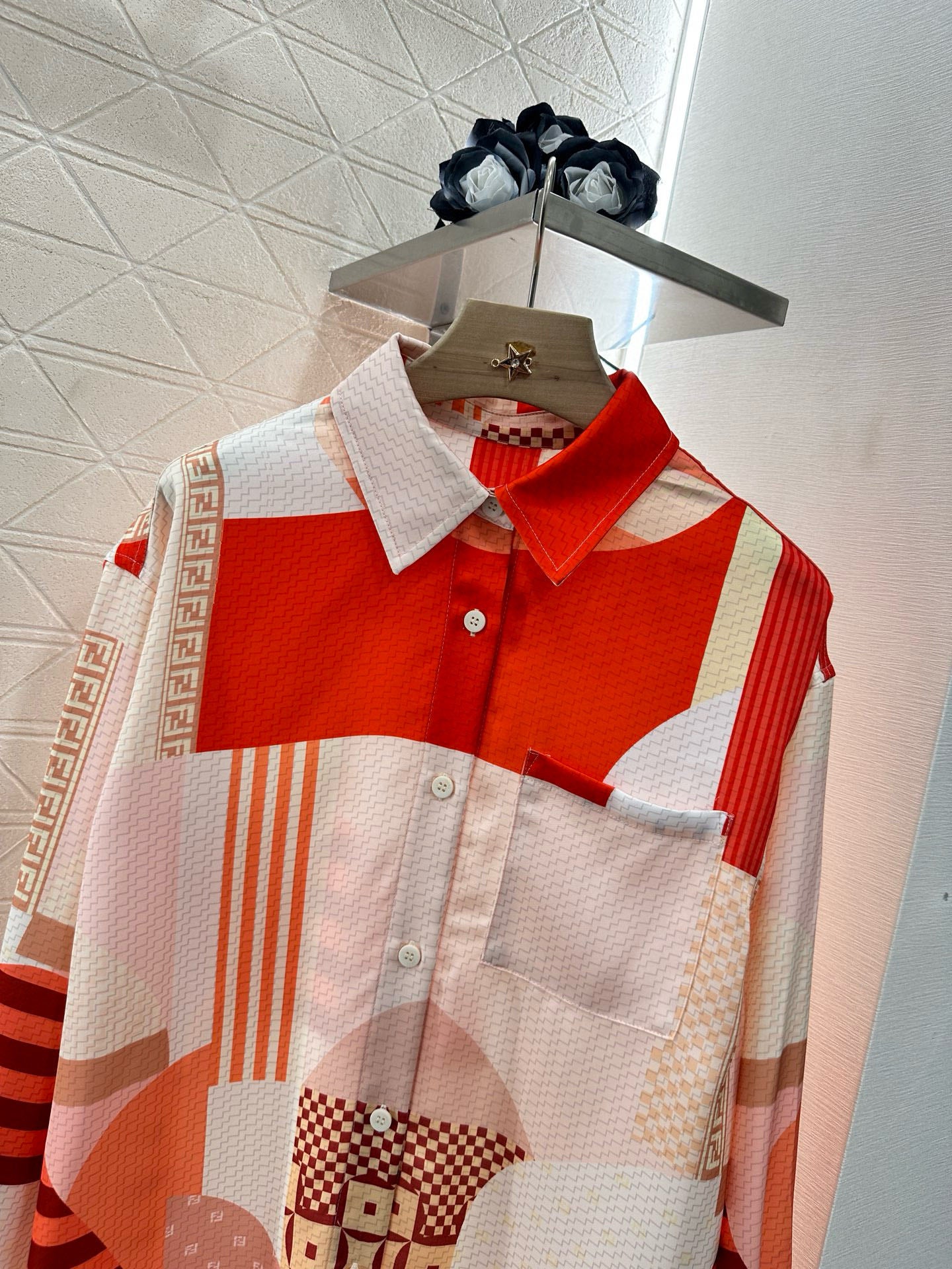 F*♥2025 new products are on sale Printed shirt and trousers set
