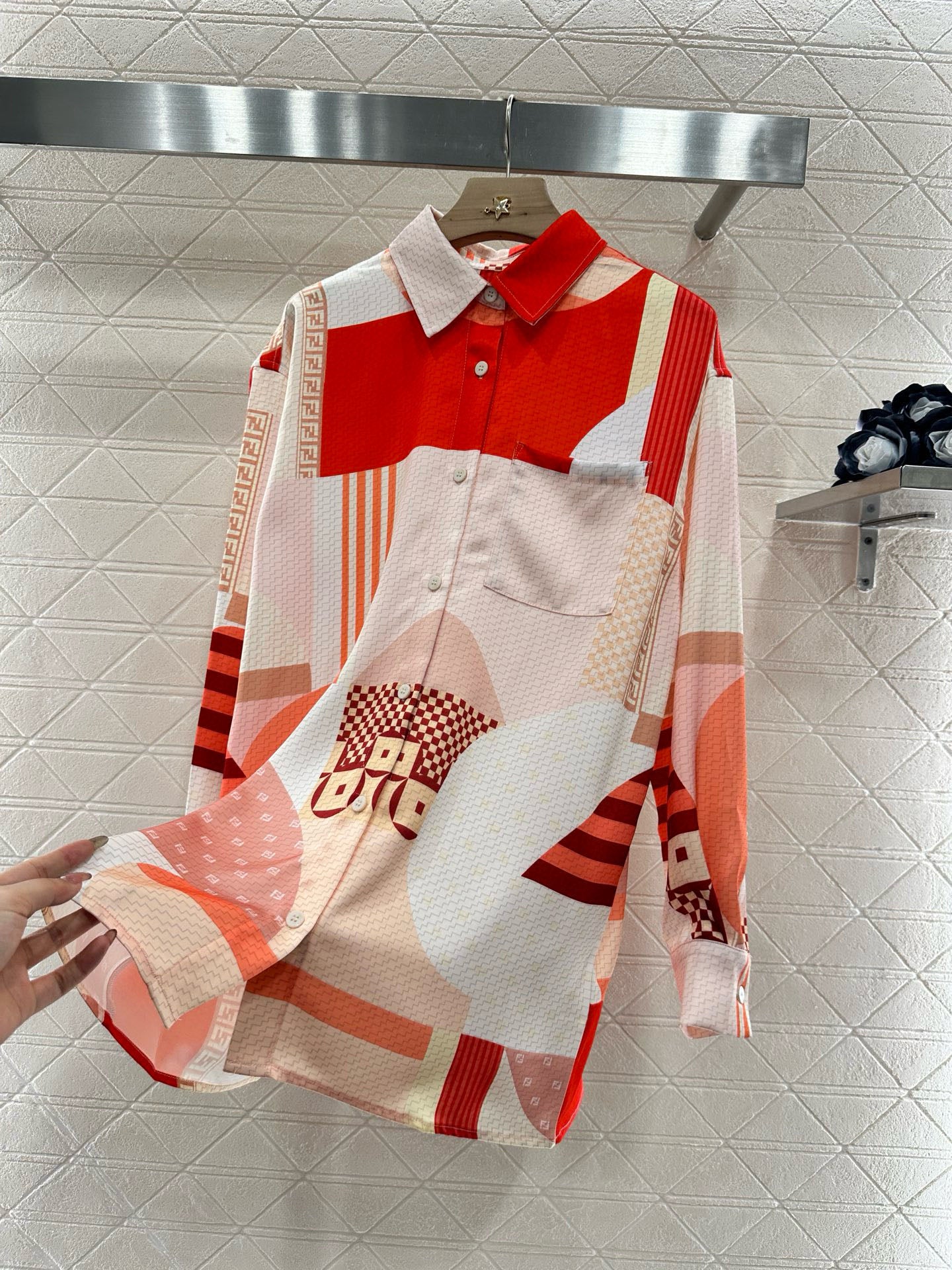 F*♥2025 new products are on sale Printed shirt and trousers set