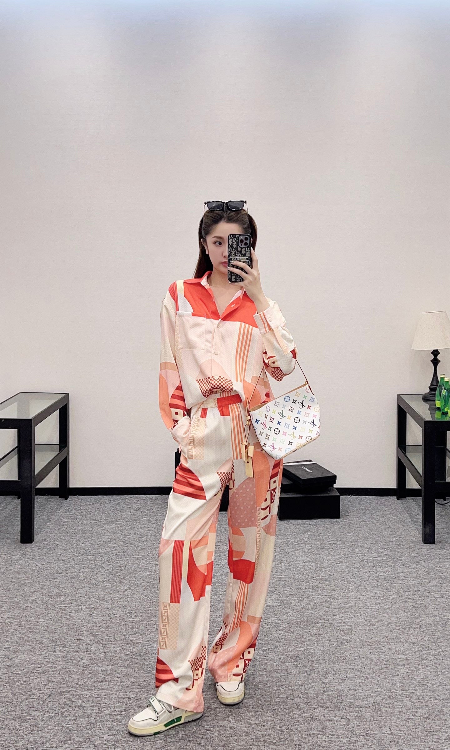 F*♥2025 new products are on sale Printed shirt and trousers set