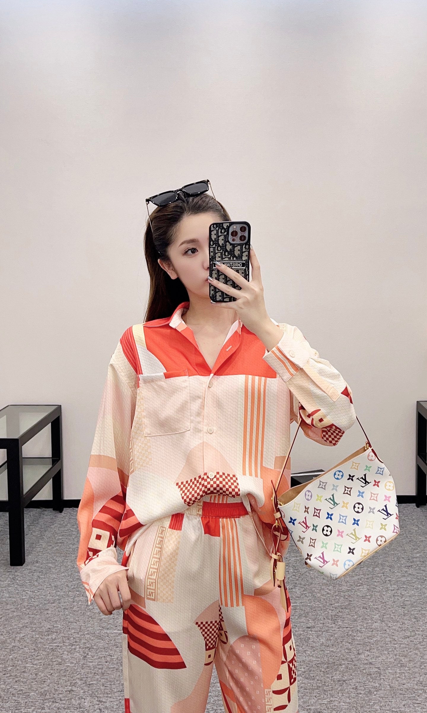 F*♥2025 new products are on sale Printed shirt and trousers set