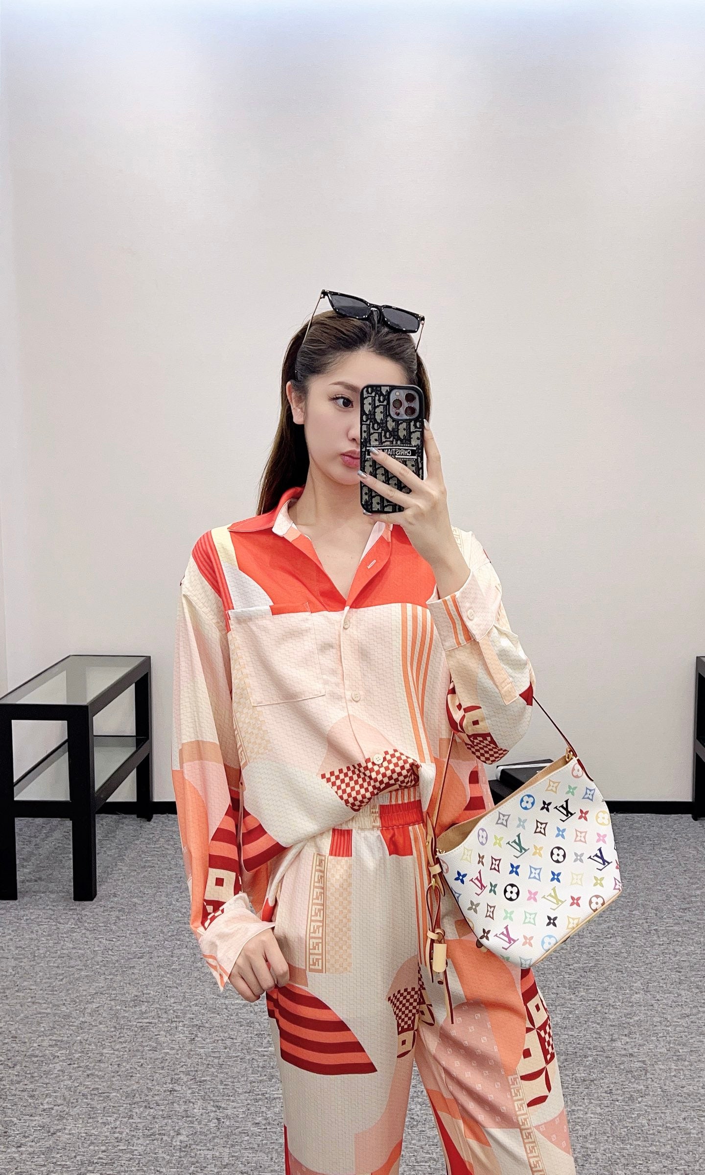 F*♥2025 new products are on sale Printed shirt and trousers set