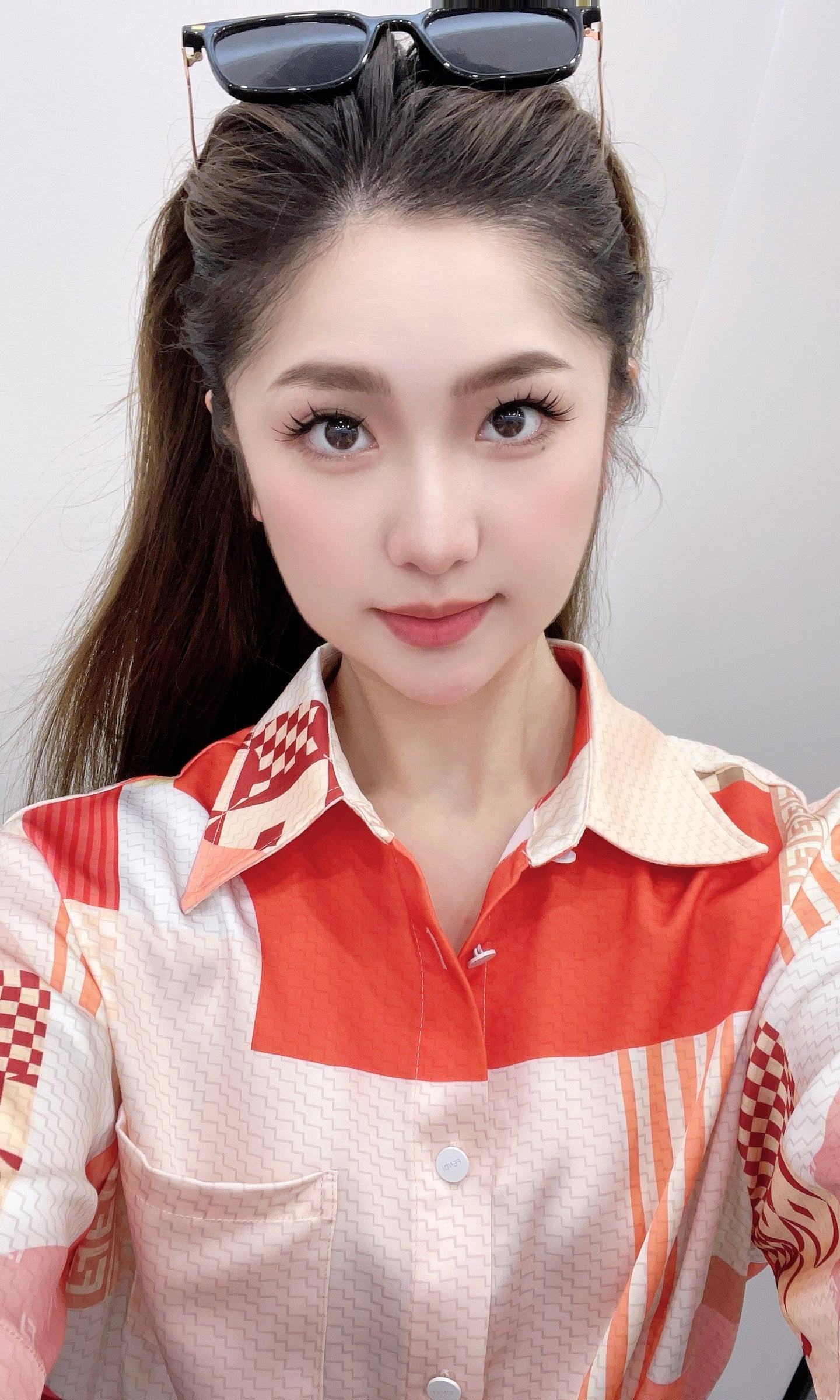 F*♥2025 new products are on sale Contrast color short-sleeved shirt and shorts set