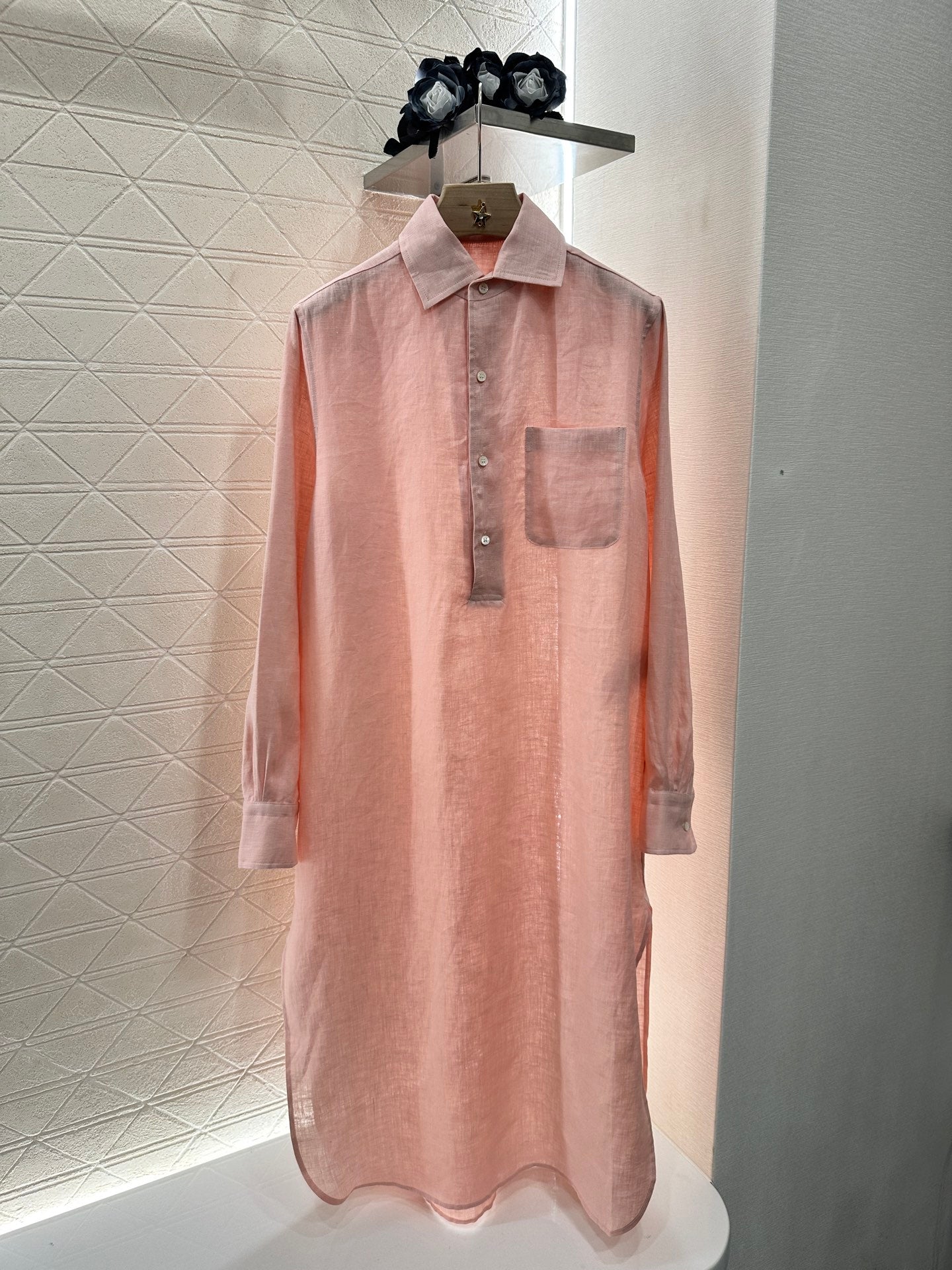 Zm*♥2025 new products are on sale Lapel shirt dress