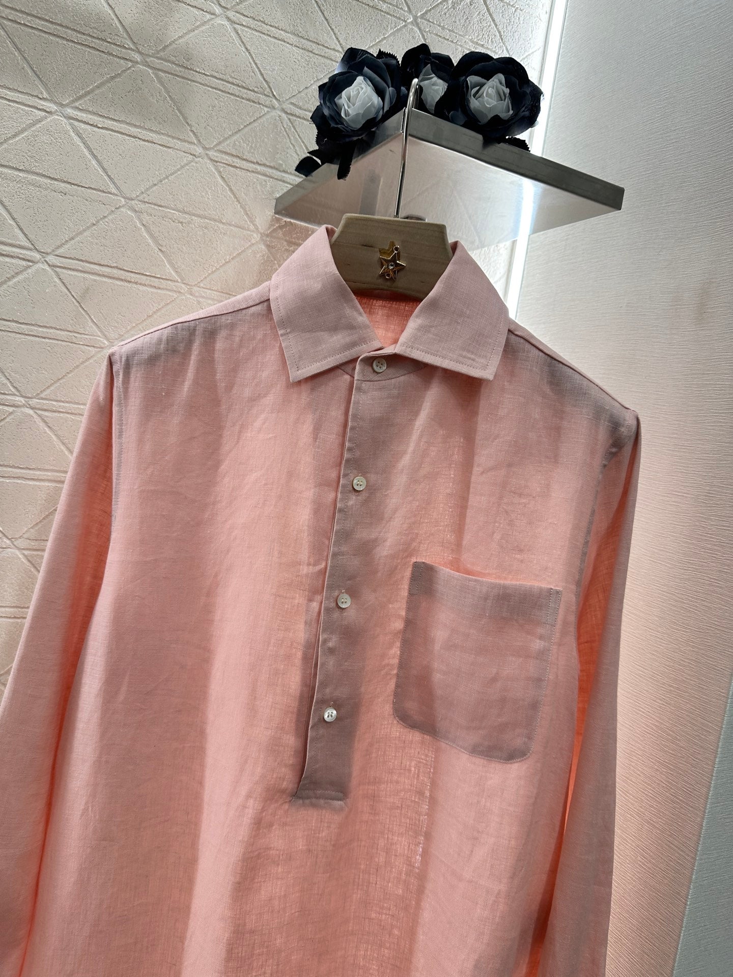Zm*♥2025 new products are on sale Lapel shirt dress