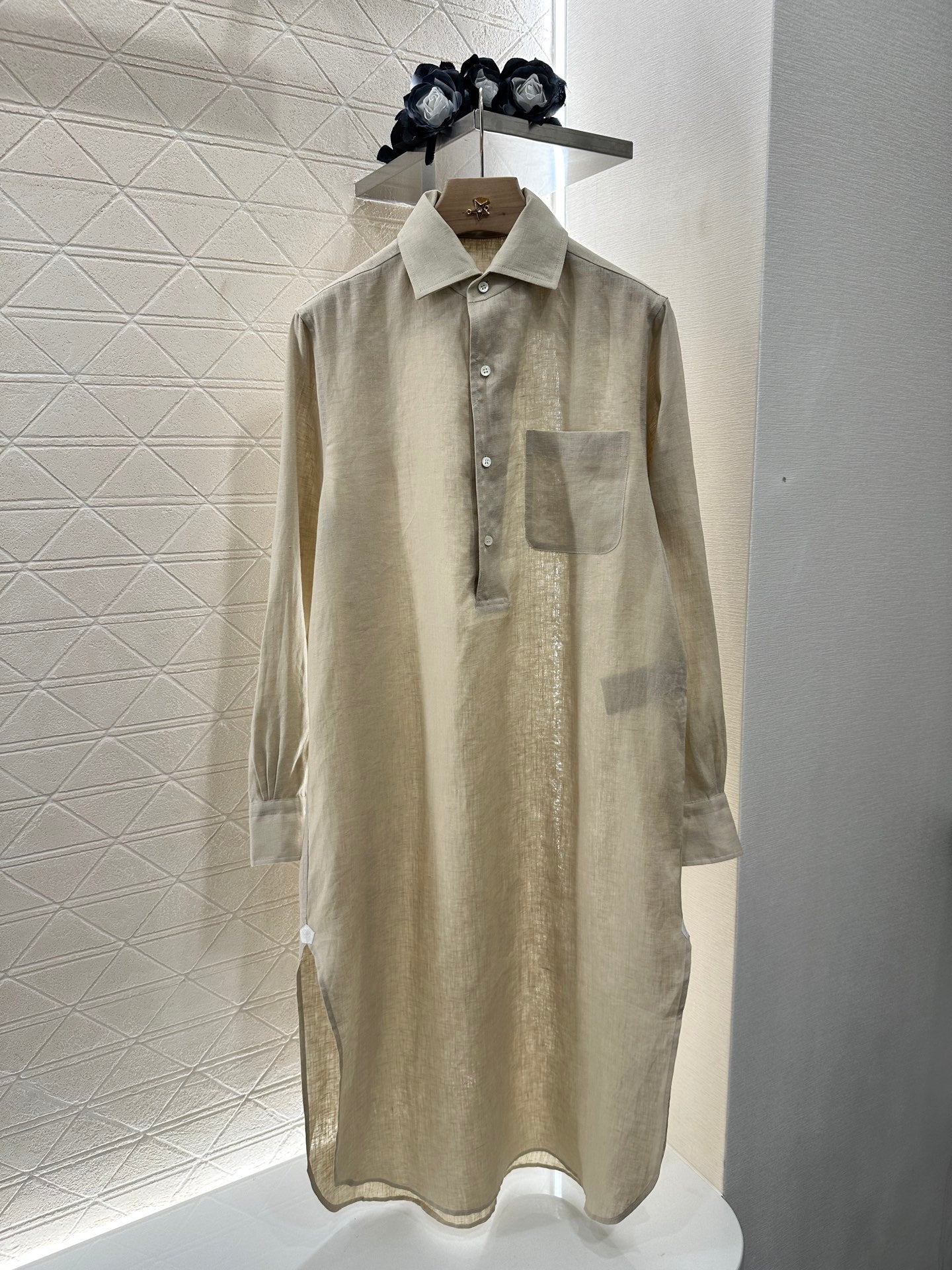 Zm*♥2025 new products are on sale Lapel shirt dress