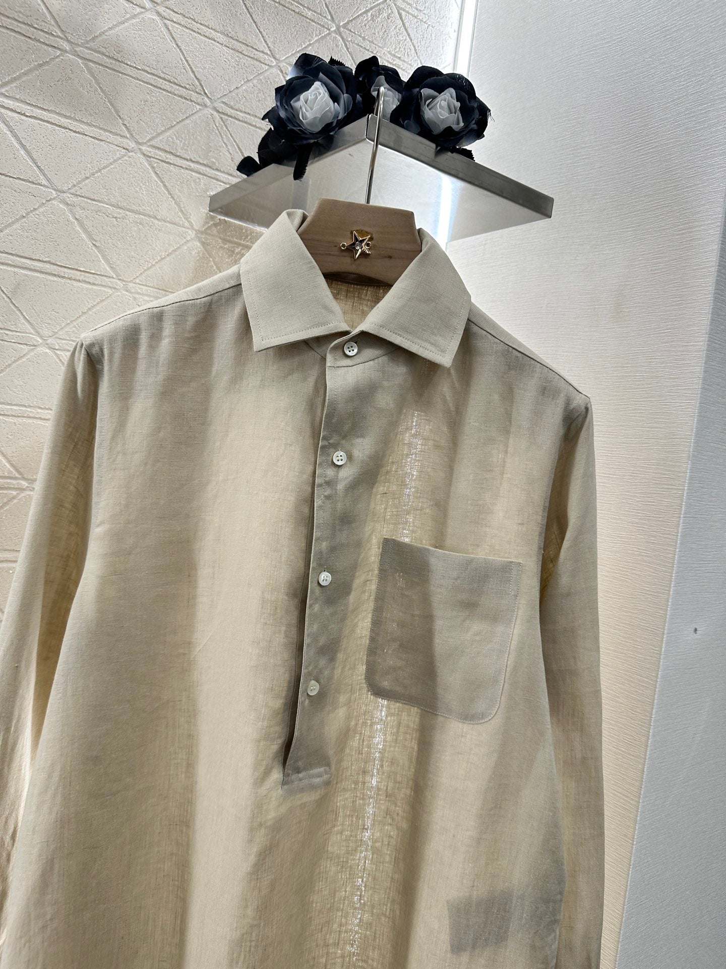 Zm*♥2025 new products are on sale Lapel shirt dress