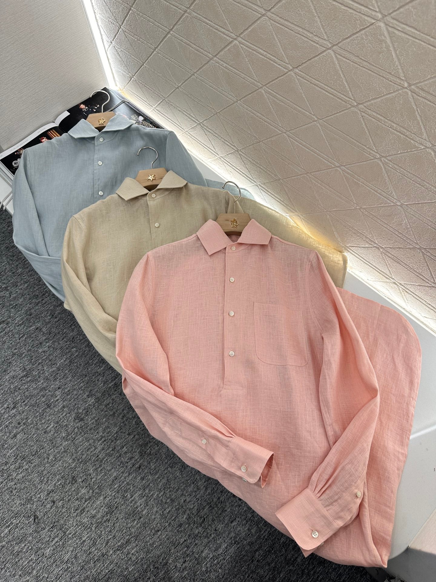 Zm*♥2025 new products are on sale Lapel shirt dress