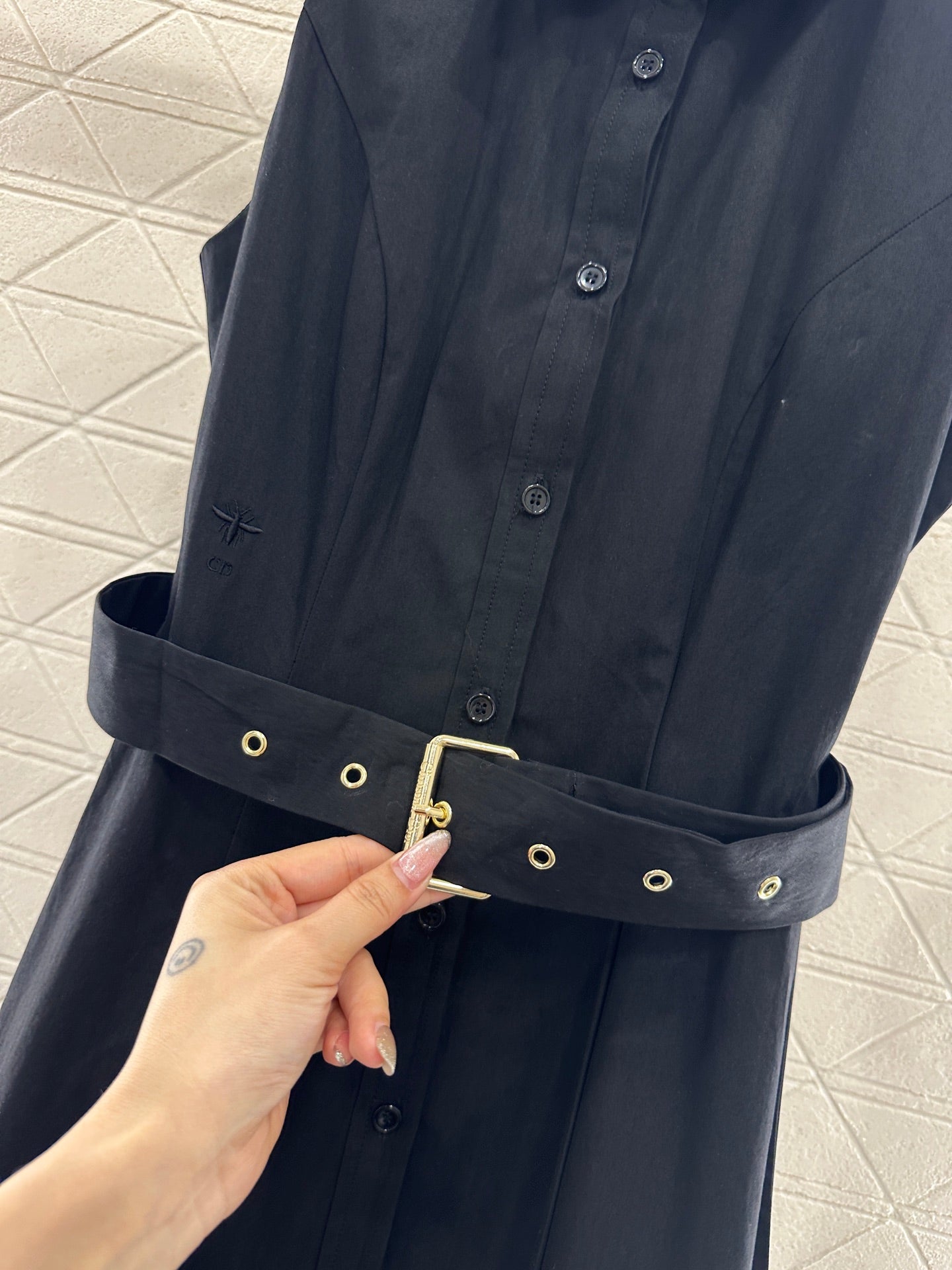 D*♥2025 new products Lapel sleeveless dress