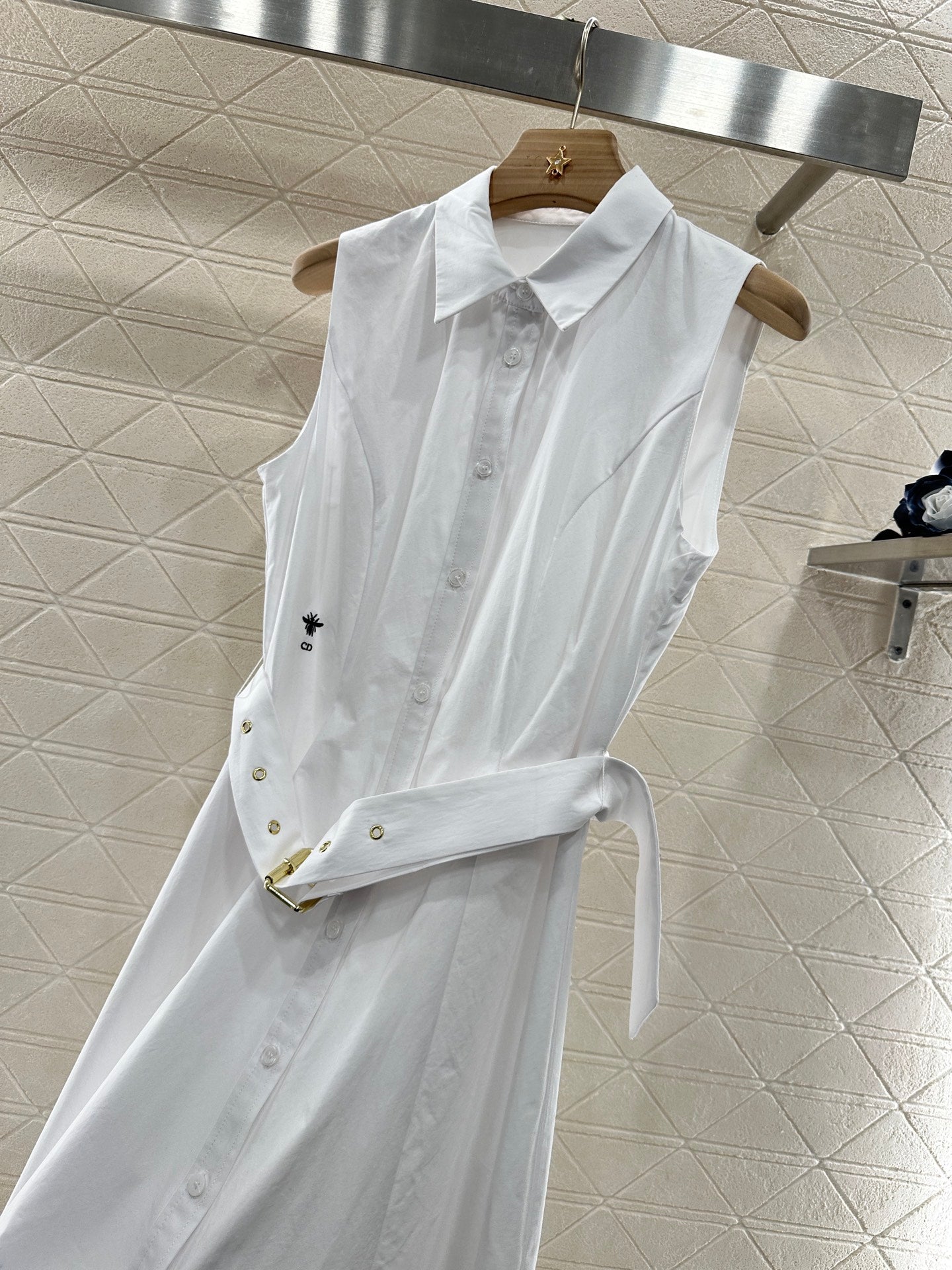 D*♥2025 new products Lapel sleeveless dress