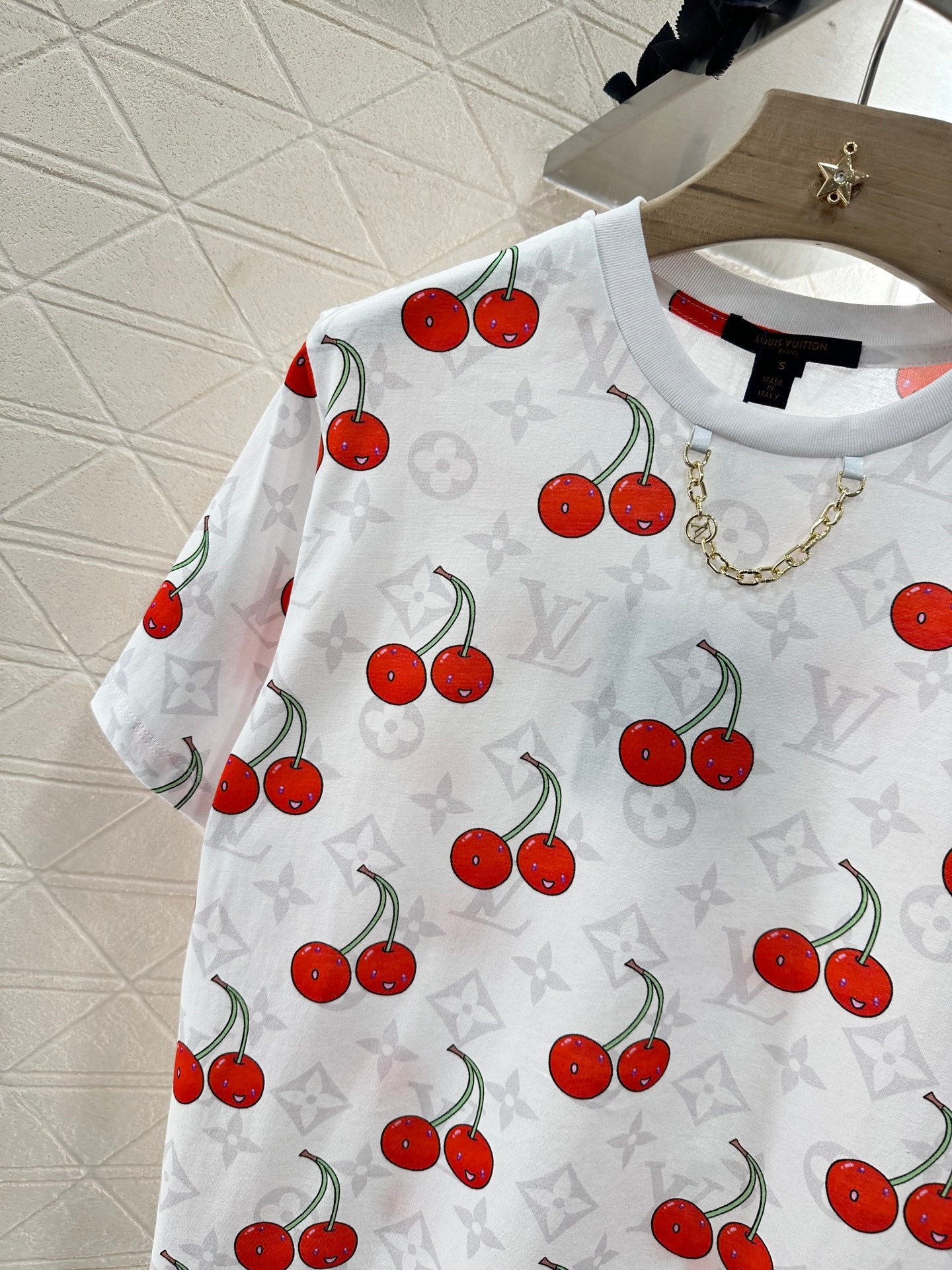 L*♥2025 new product Active printed cherry