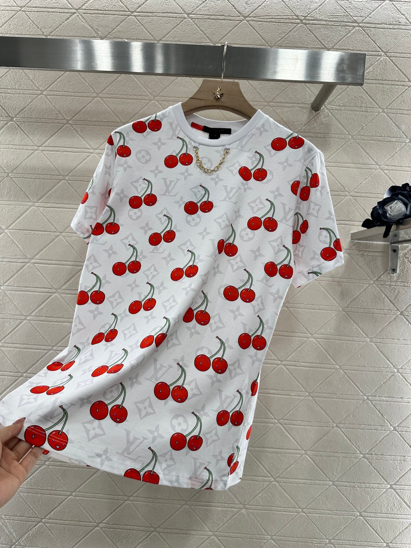 L*♥2025 new product Active printed cherry